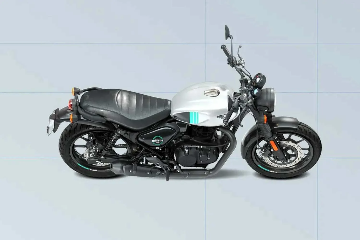 2022 Royal Enfield Hunter 350 Top View