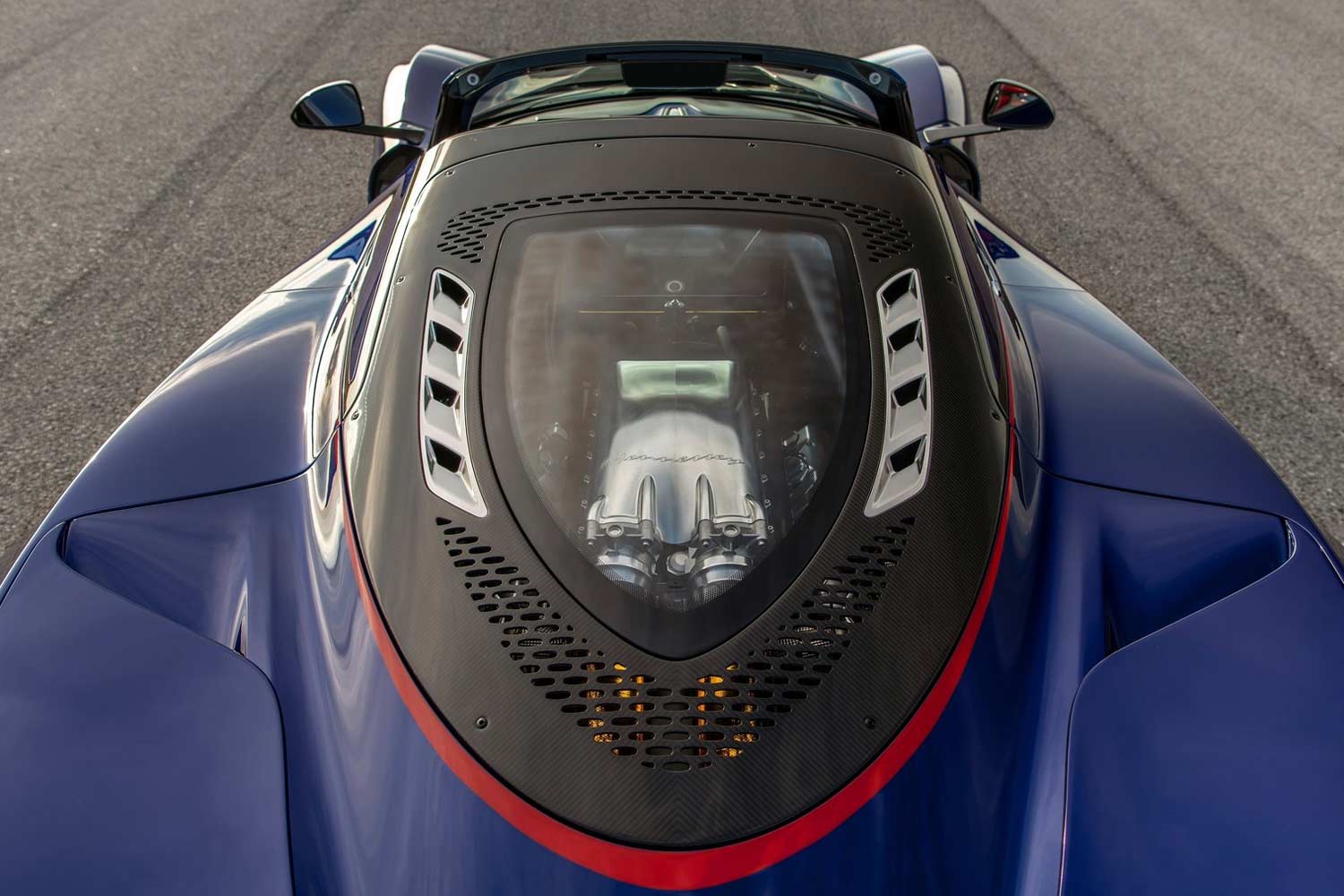 2023 Hennessey Venom F5 Roadster Engine Bay