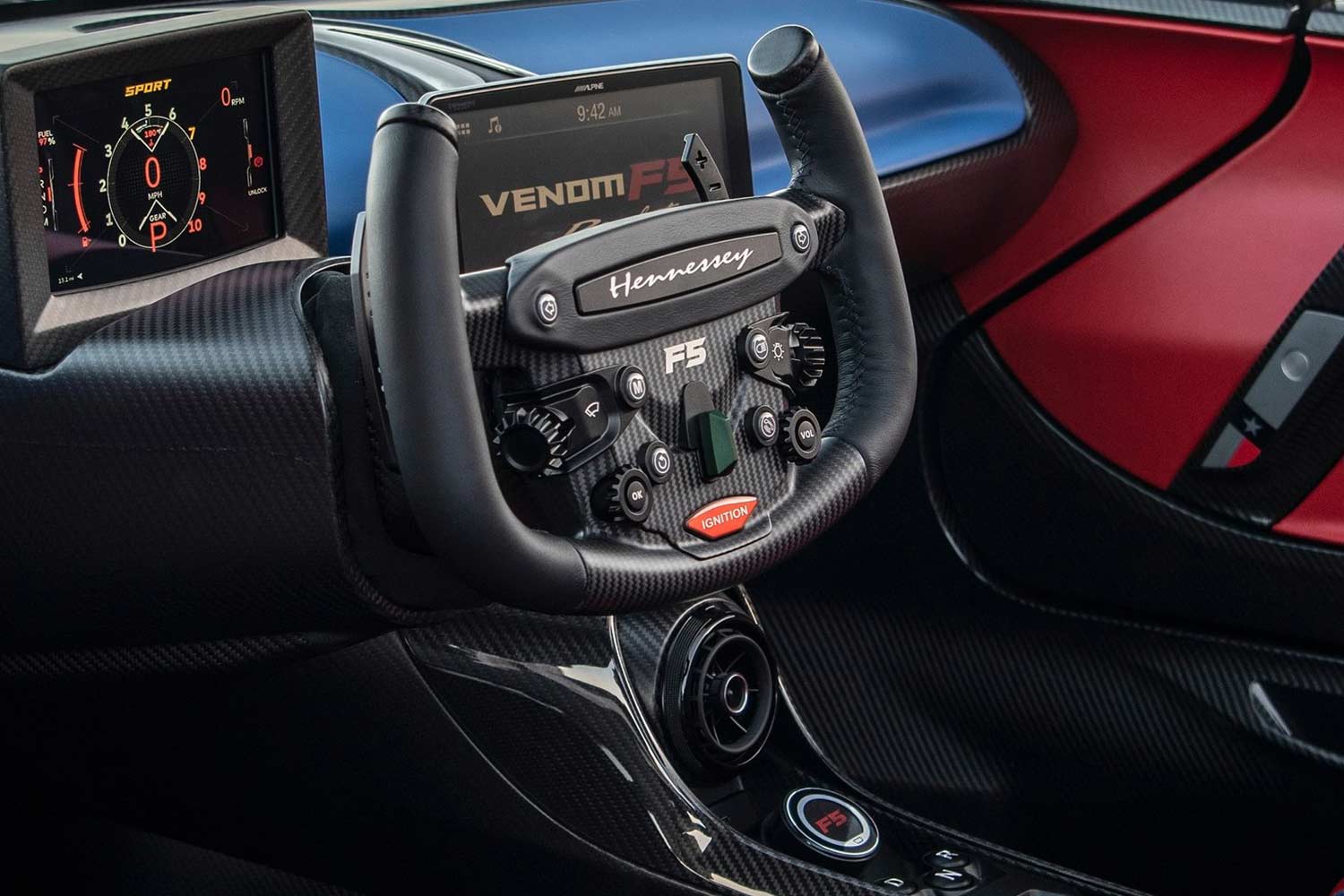 2023 Hennessey Venom F5 Roadster Inside