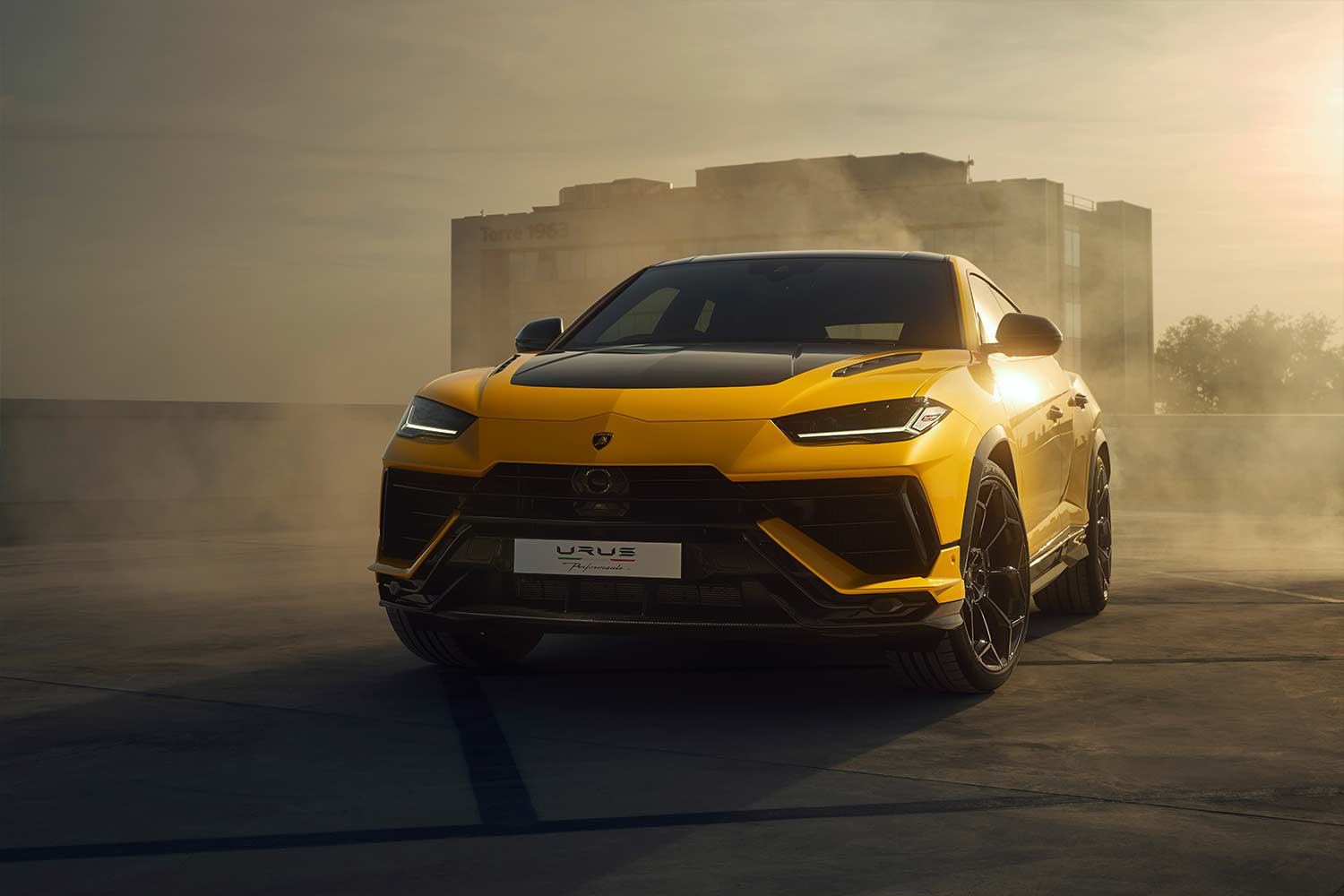2023 Lamborghini Urus Performante Yellow Front Quarter View