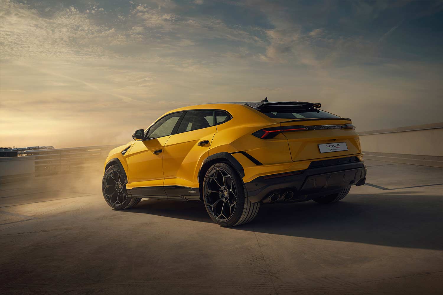 2023 Lamborghini Urus Performante Yellow Rear Quarter