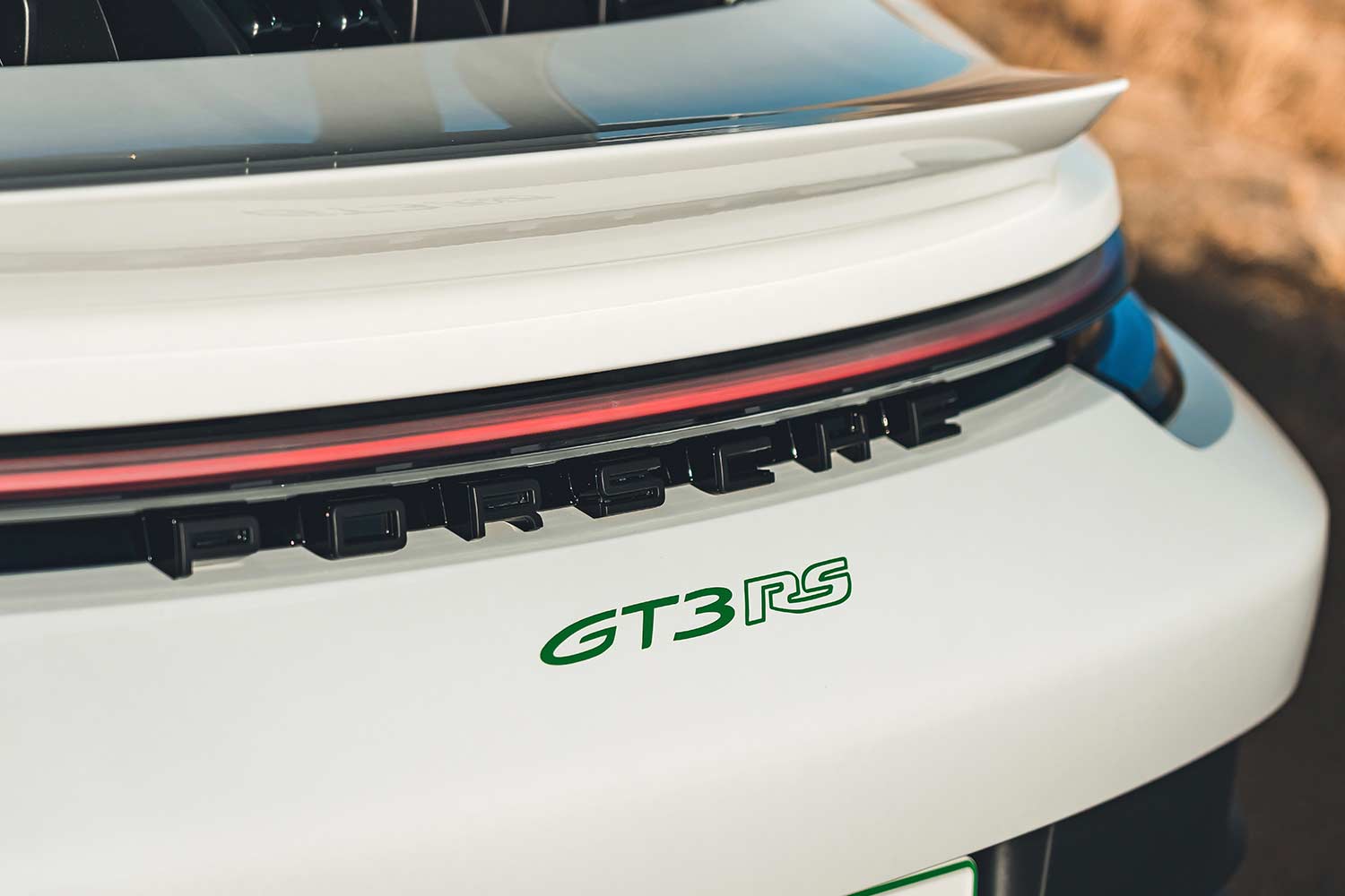 2023 Porsche 911 GT3 RS Monterey Show Car Logo