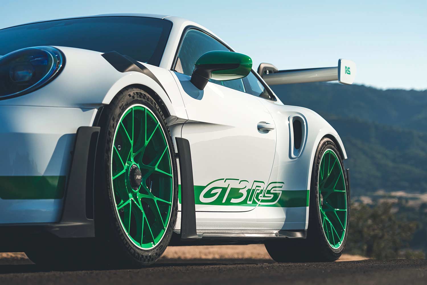 2023 Porsche 911 GT3 RS Monterey Show Car Wing Spoiler