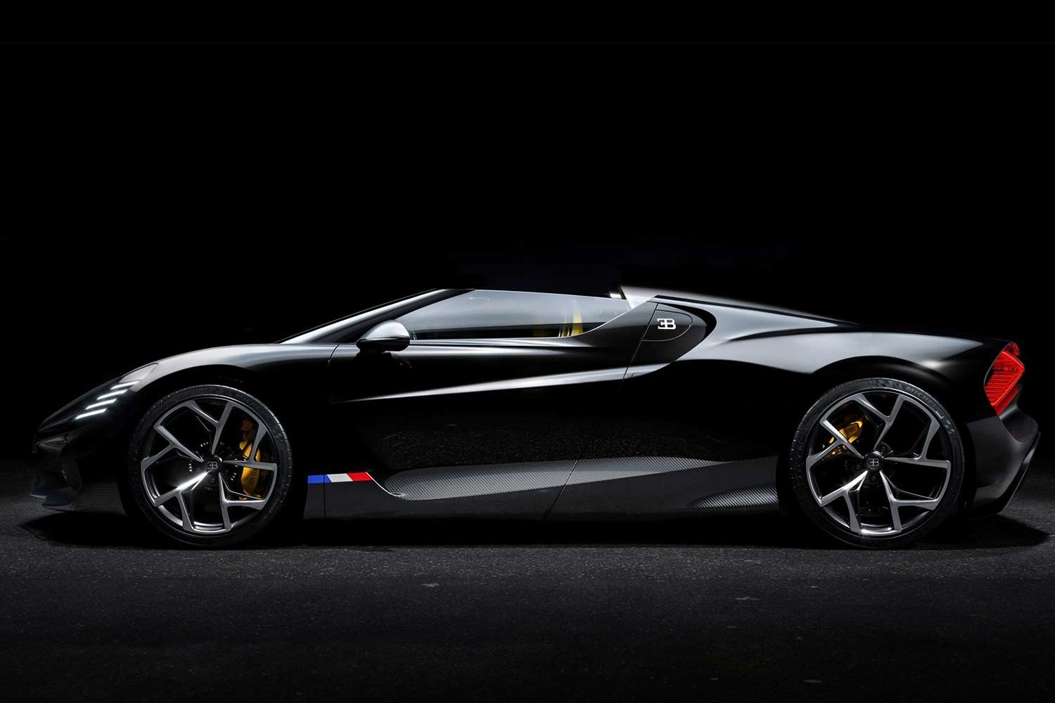 2024 Bugatti W16 Mistral Black Side