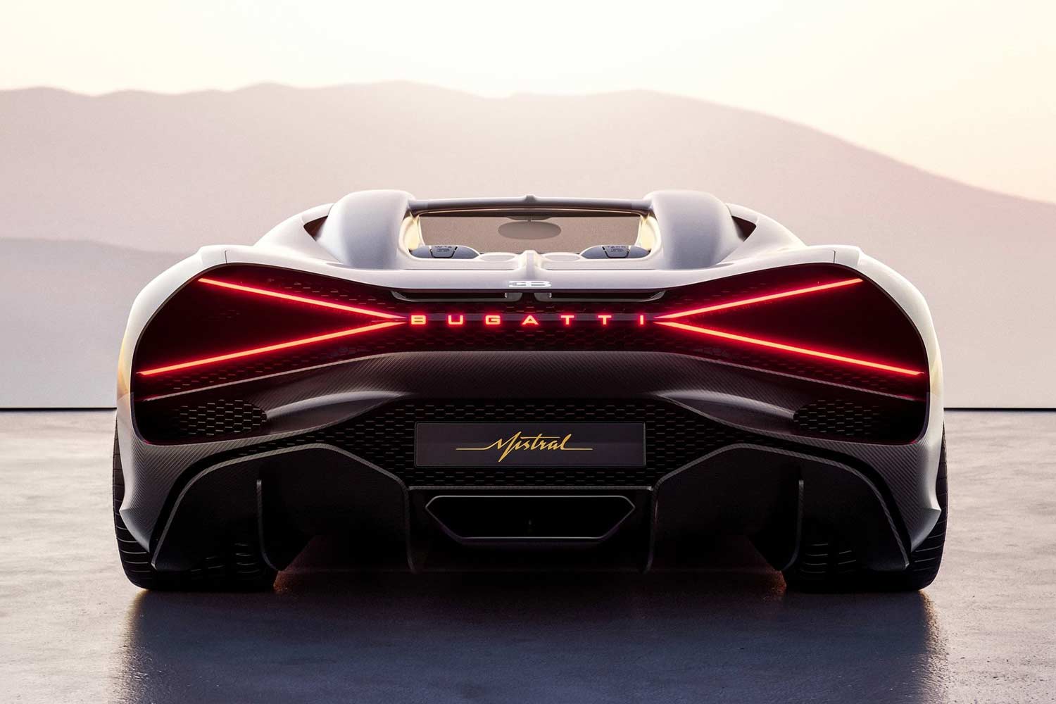 2024 Bugatti W16 Mistral Rear