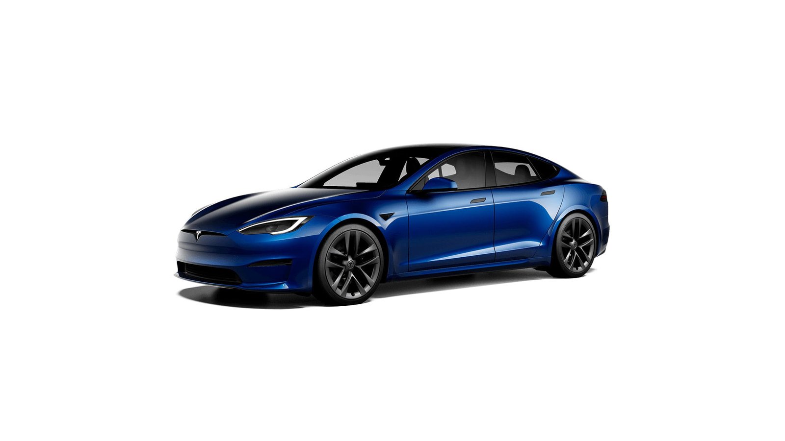 2022 Tesla Model S Deep Blue Metallic