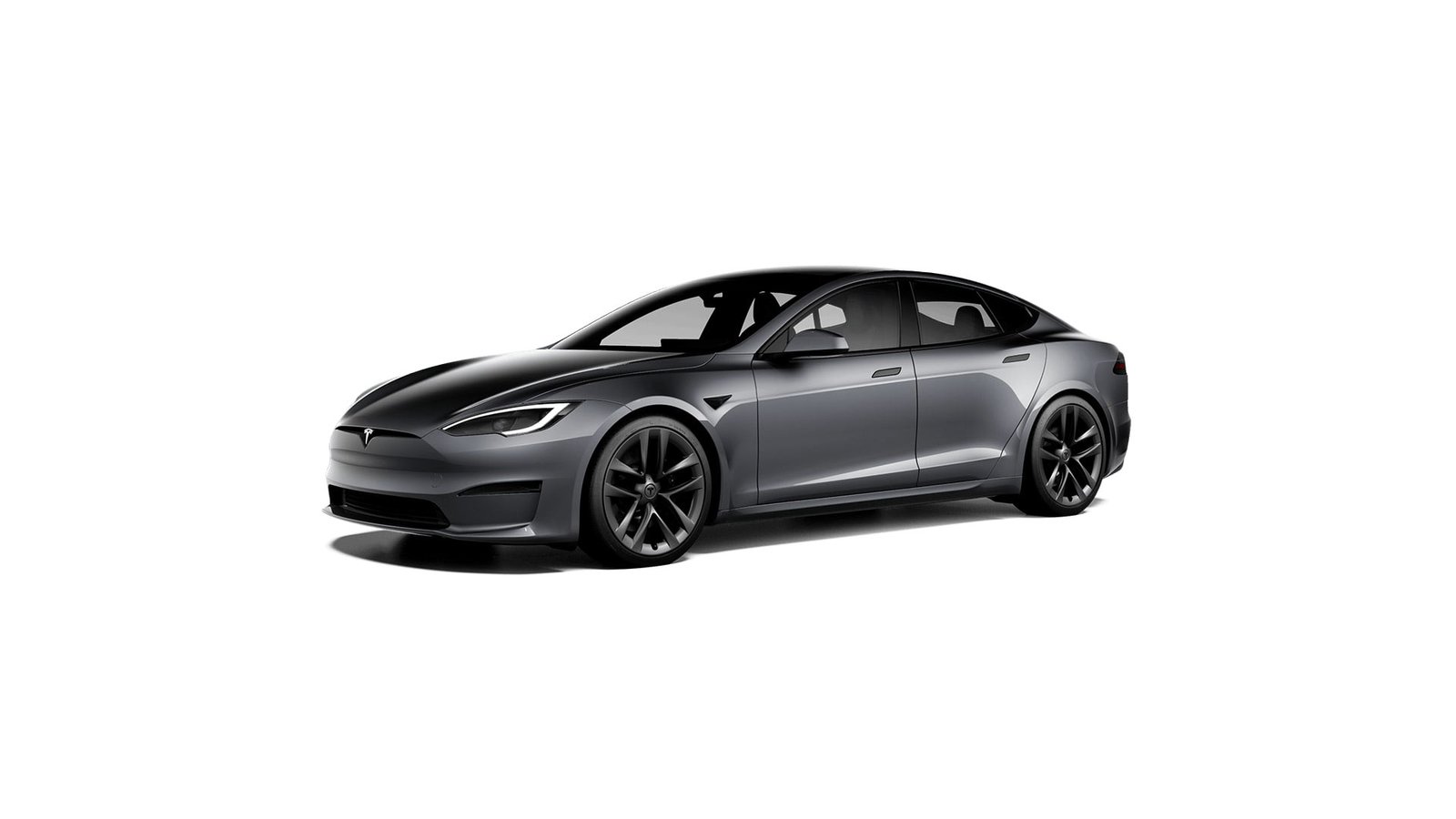 2022 Tesla Model S Midnight Silver Metallic
