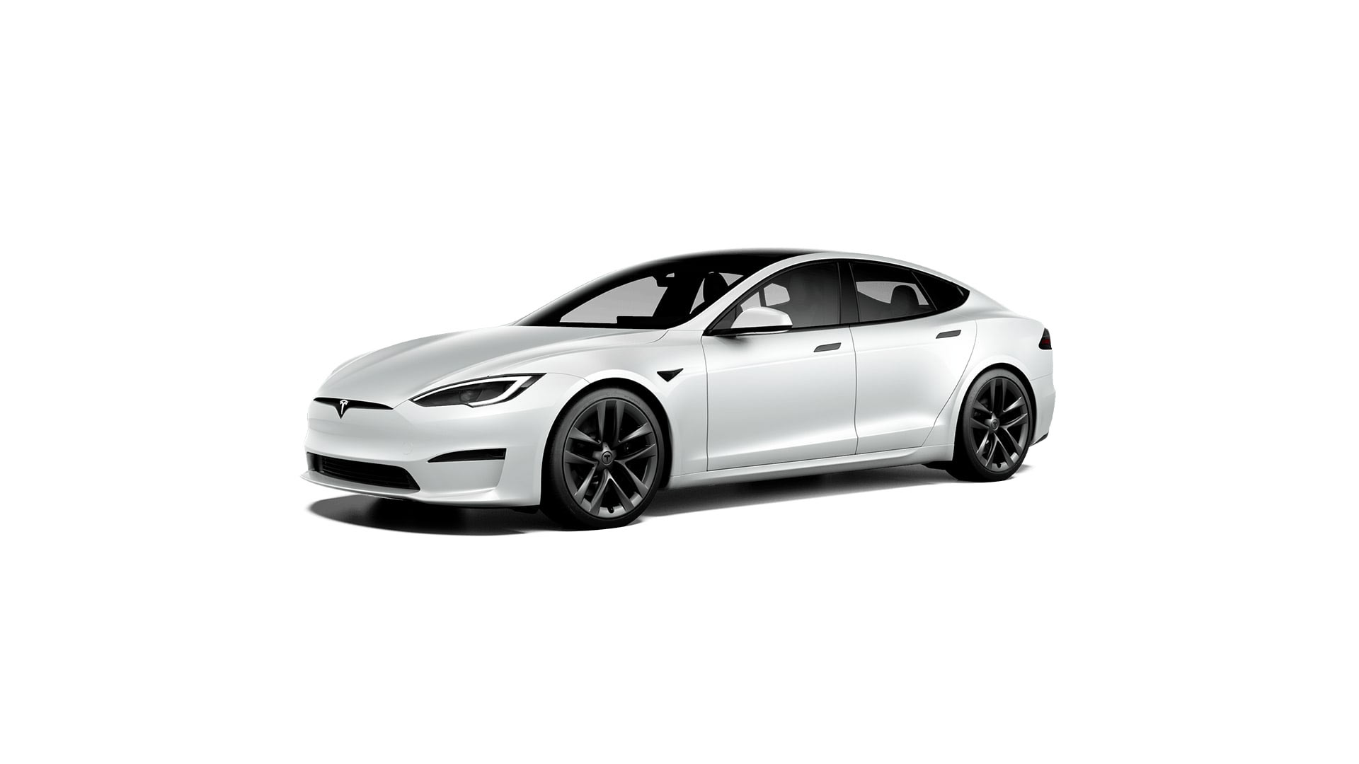 2022 Tesla Model S Pearl White Multi Coat