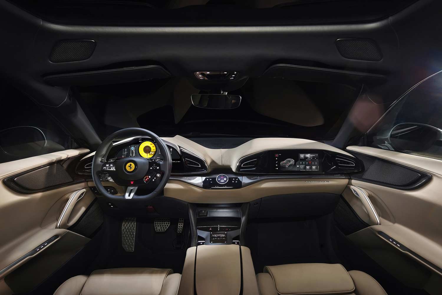 2023 Ferrari Purosangue SUV Interior Dashboard