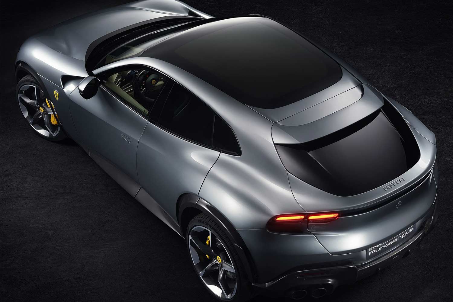 2023 Ferrari Purosangue SUV Rear Top View