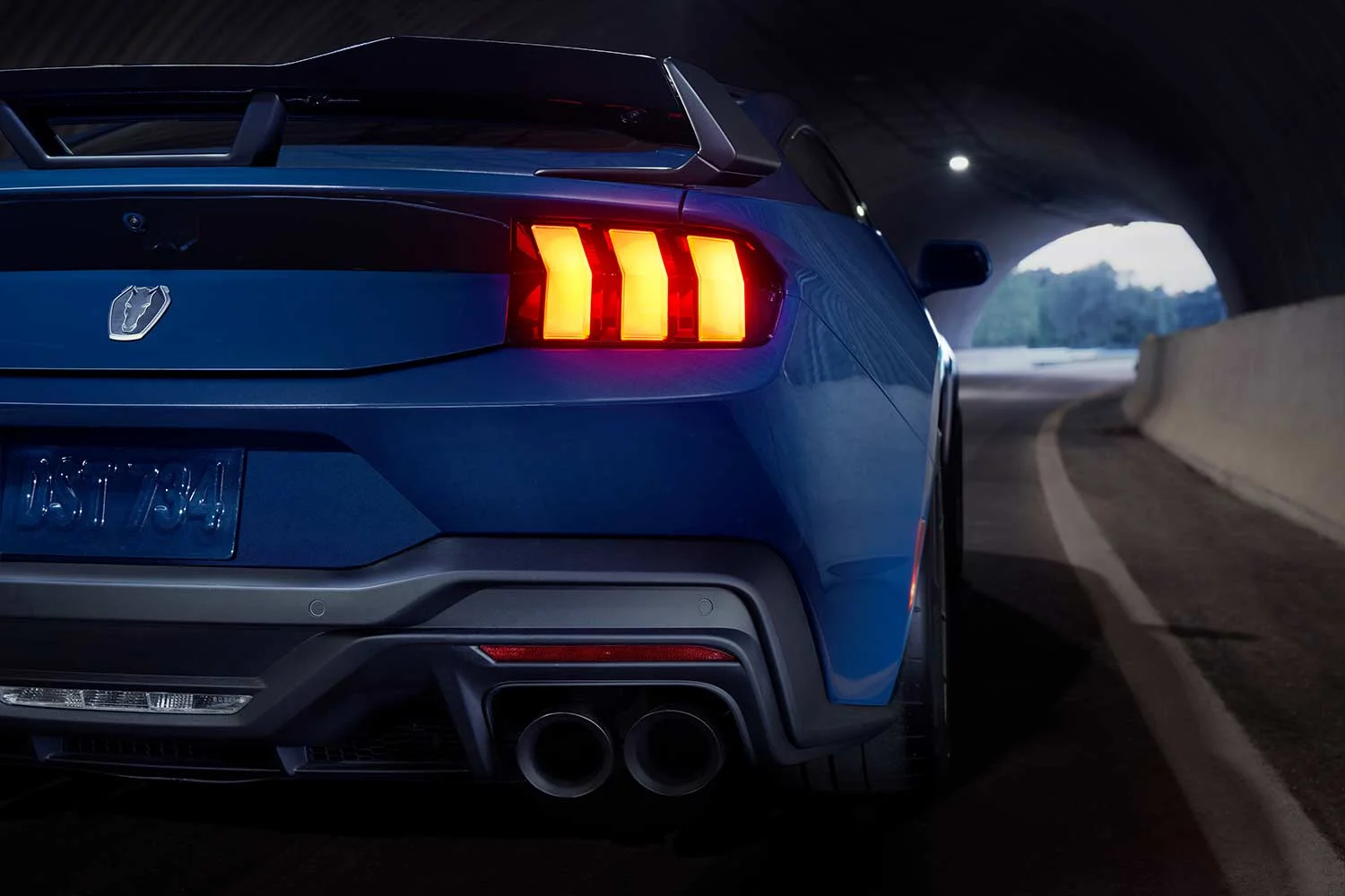 2024 Ford Mustang Dark Horse Rear View