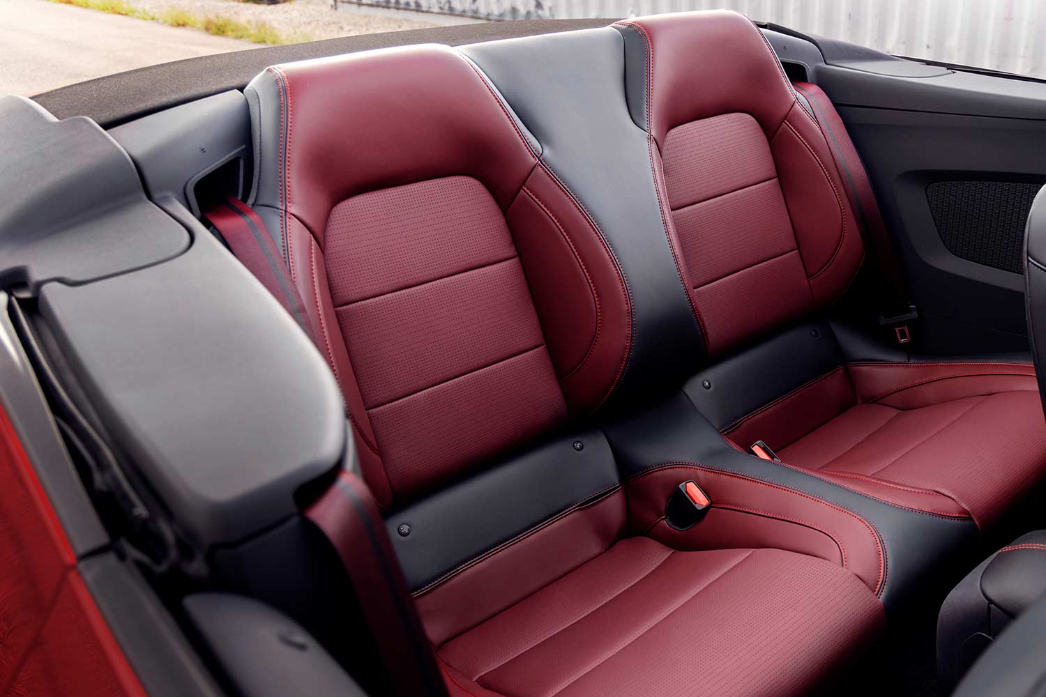 2024 Ford Mustang GT Convertible Rear Seats AUTOBICS