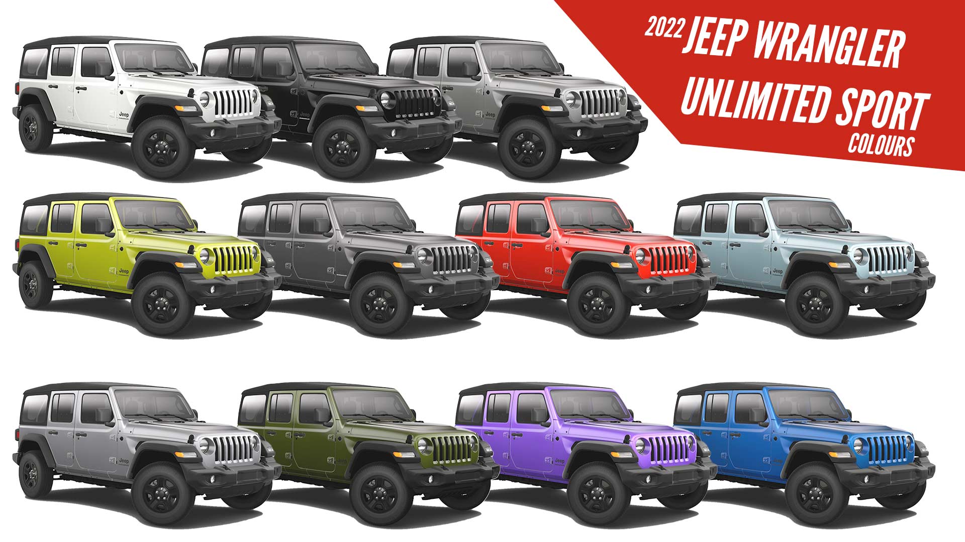 Jeep Wrangler 2022 Colors 4 Door