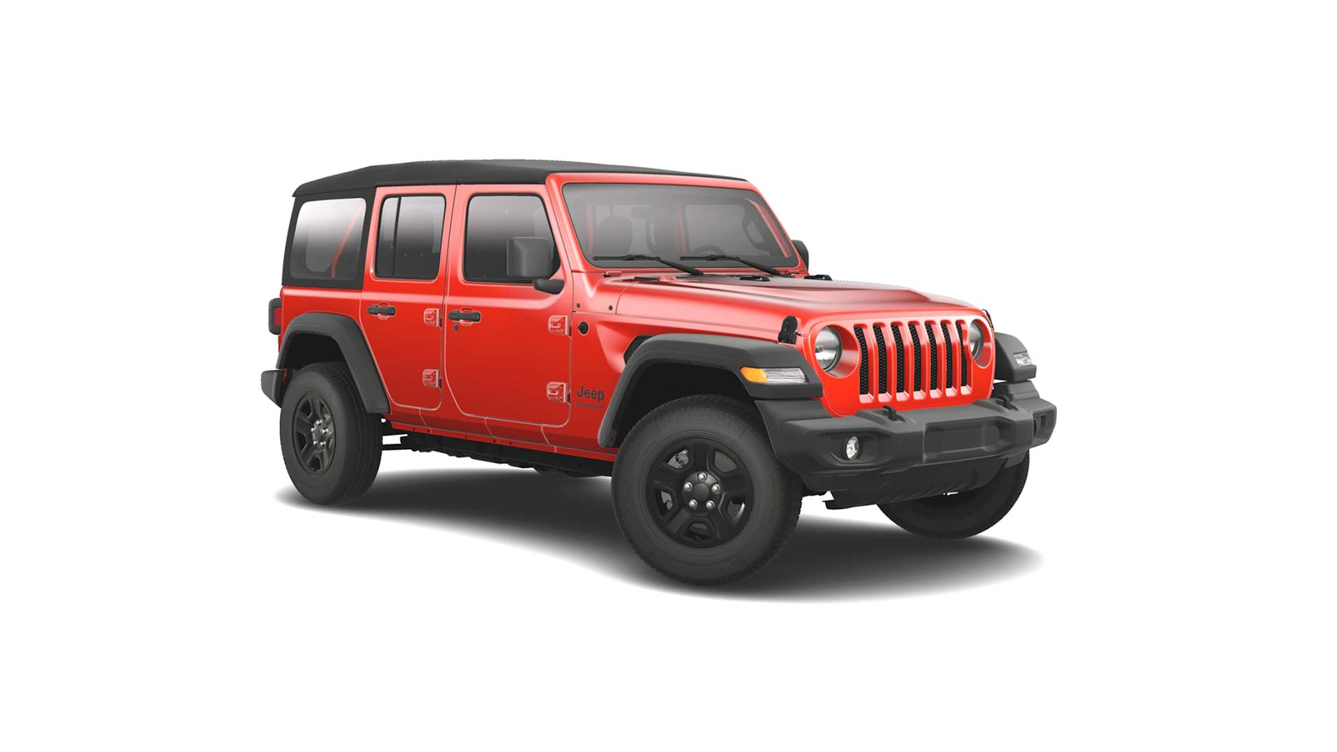 2022 Jeep Wrangler Unlimited Sport Firecracker Red - AUTOBICS