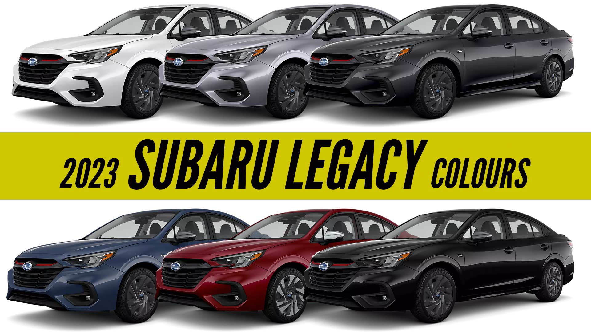 2023 Subaru Legacy All Color Options Images AUTOBICS