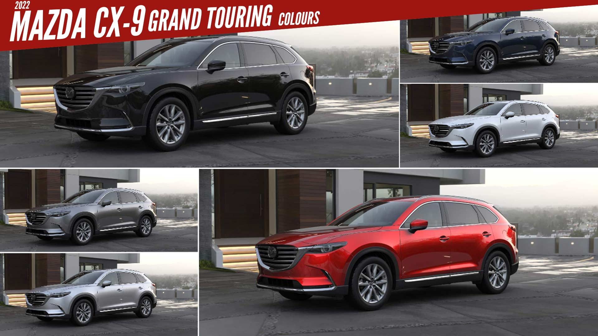 2022 Mazda CX 9 All Colors