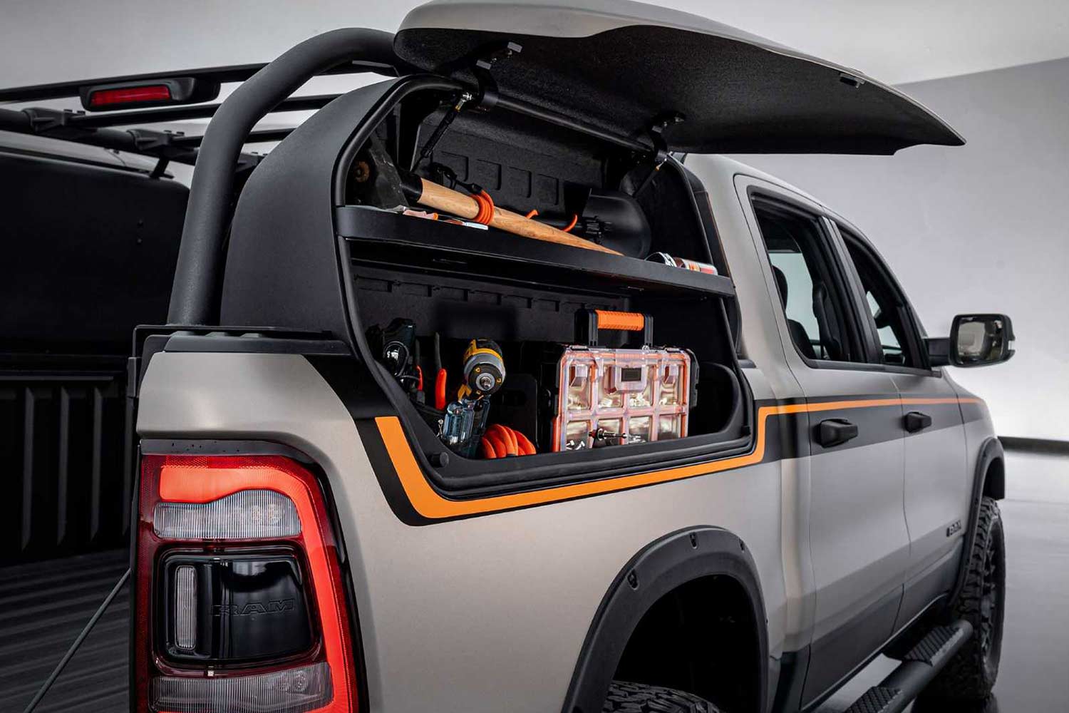 2022 Ram 1500 Backcountry X Concept Storage Space