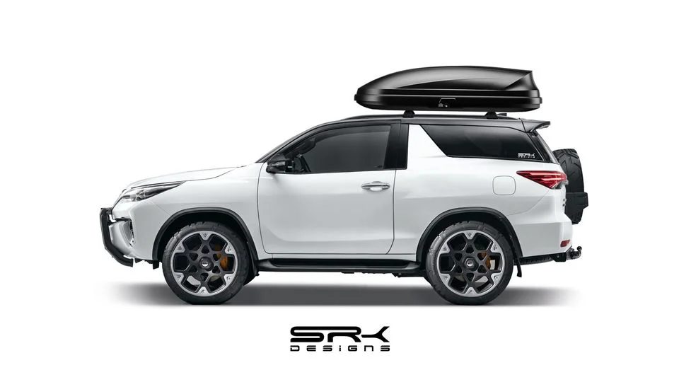 This Toyota Fortuner 2-Door SUV rendering showcases the unimaginable 1 2022 Toyota Fortuner 2 door SUV SRK Designs