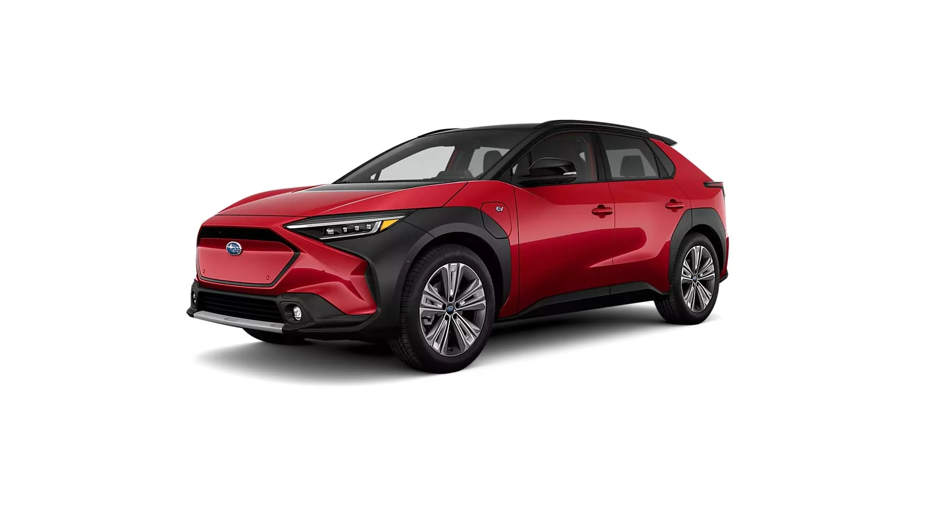 2023 Subaru Solterra Elemental Red Pearl Dual Tone