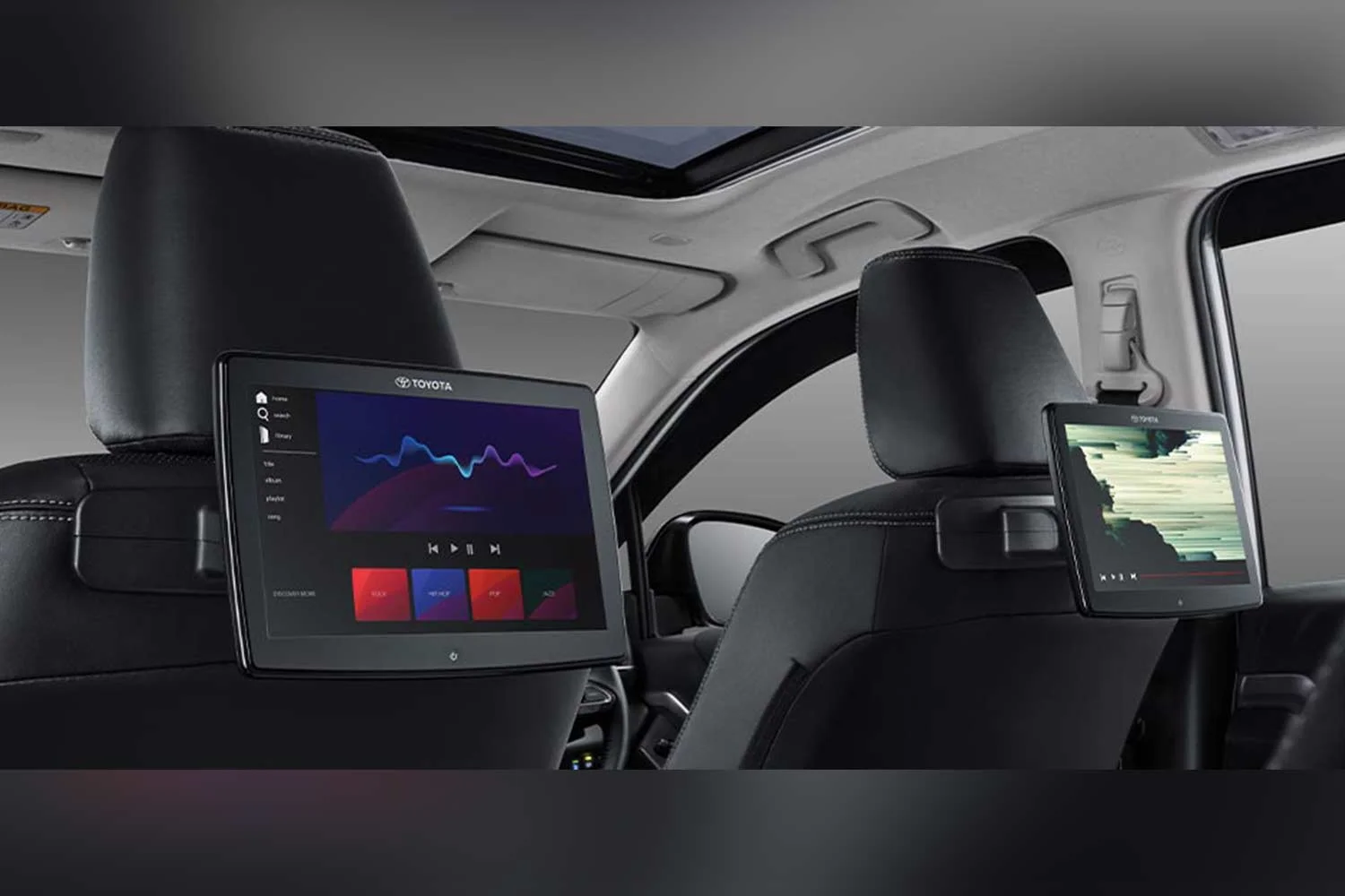 2023 Toyota Kijang Innova Zenix Hybrid EV Rear Seat Screens