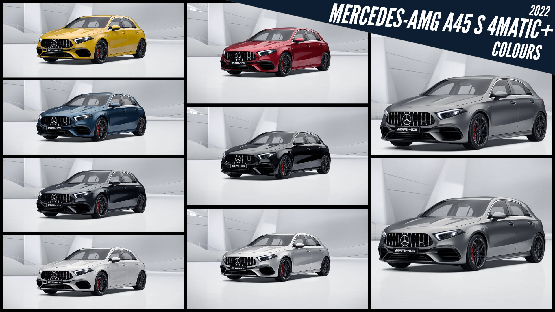 Mercedes AMG A45 S 4MATIC All Colors