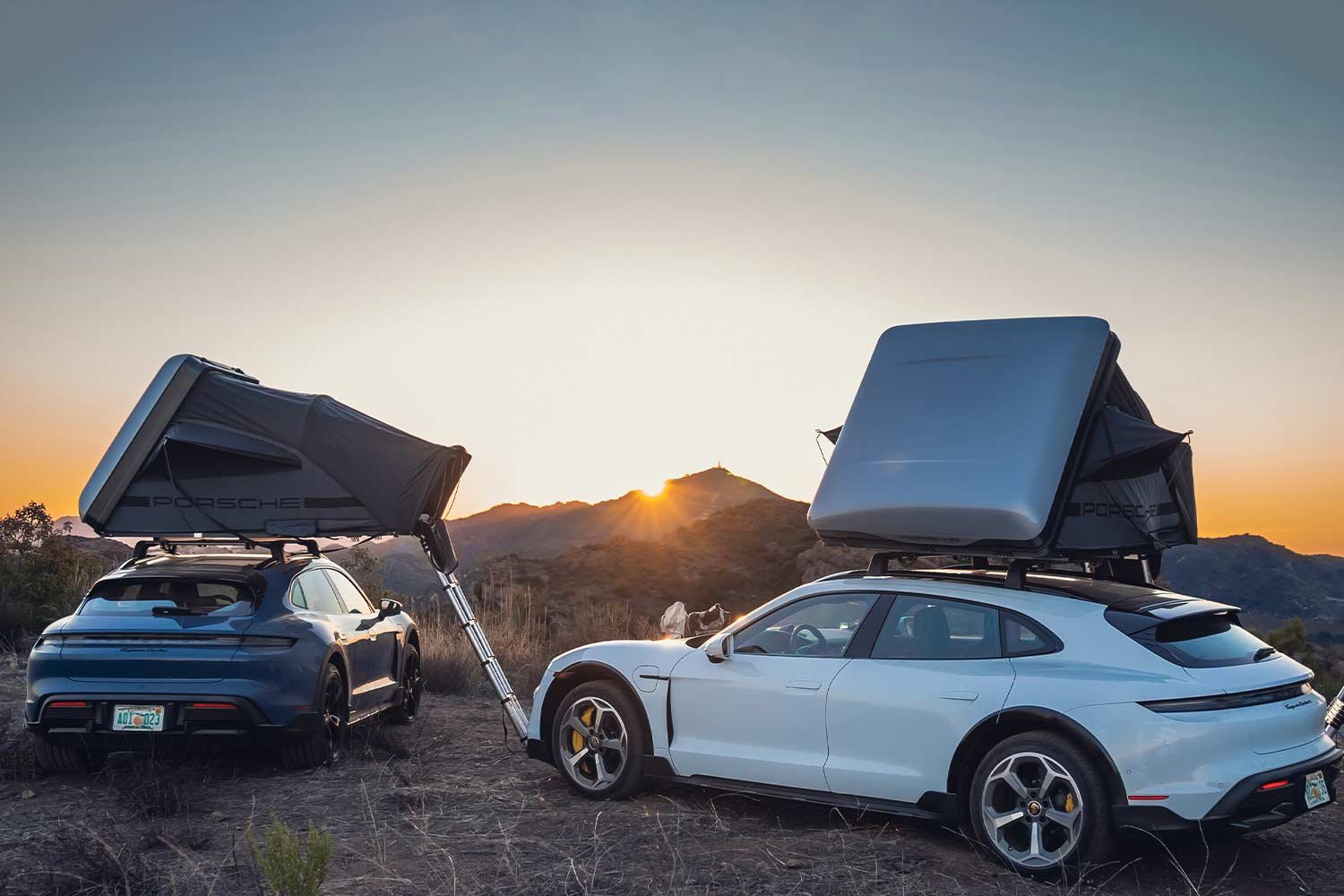 Porsche Taycan Cross Turismo Glamping Experience