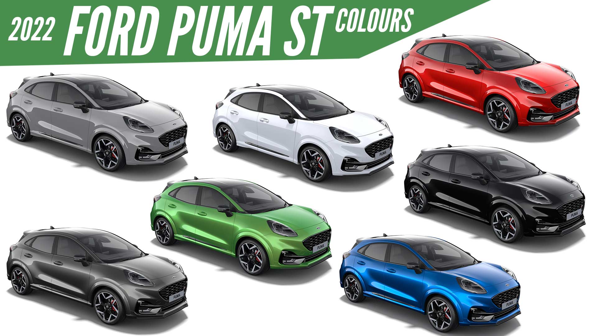 2022 Ford Puma ST All Color Options Images AUTOBICS