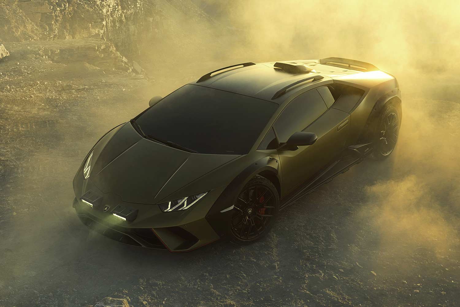2022 Lamborghini Huracan Sterrato Top View