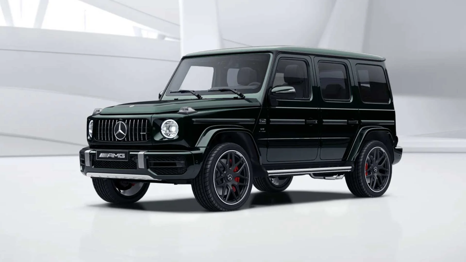 2022 Mercedes AMG G63 Emerald Green Metallic