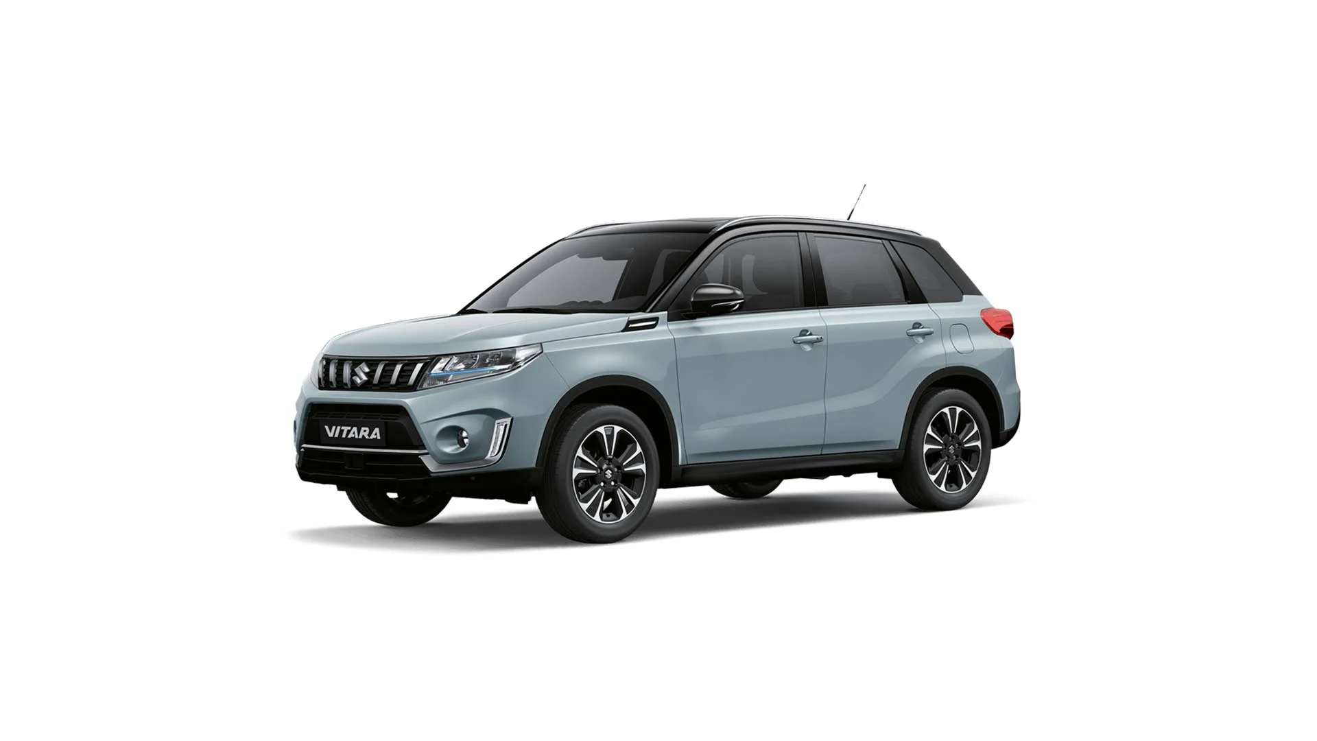 2022 Suzuki Vitara SZ5 Hybrid Ice Greyish Blue Metallic with Cosmic Black Pearl Metallic Roof