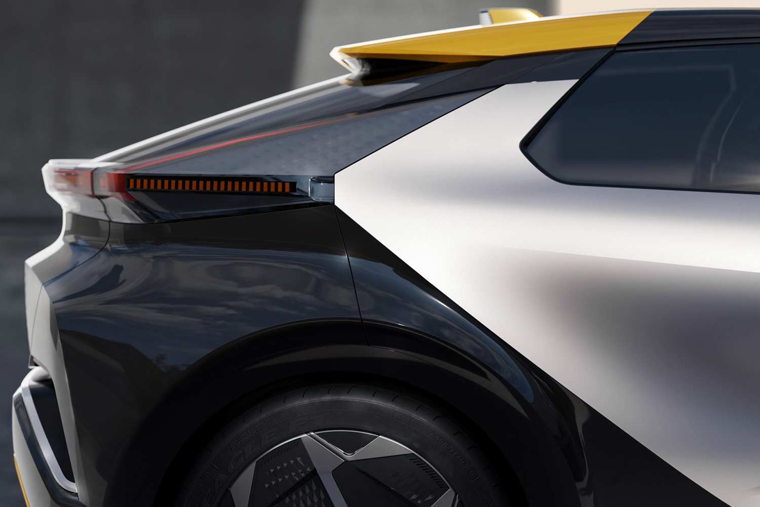 2022 Toyota C HR Prologue Concept Rear Panel