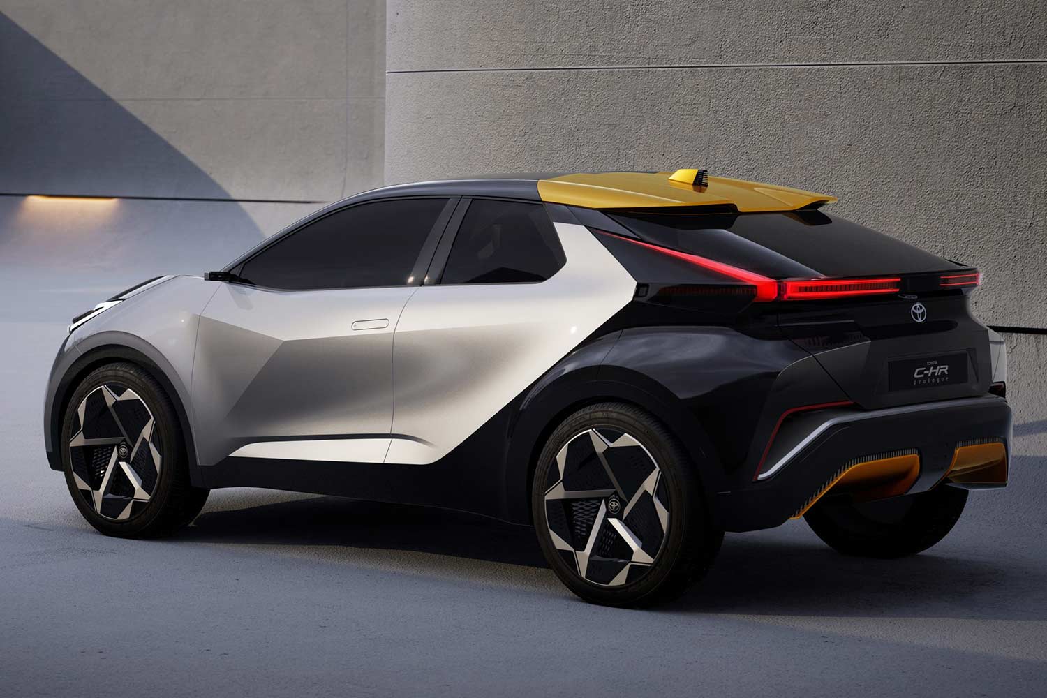 2022 Toyota C HR Prologue Concept Rear Quarter Left
