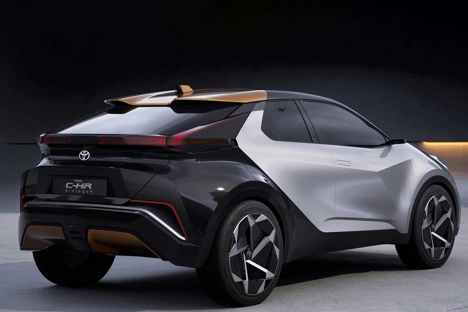 2022 Toyota C HR Prologue Concept Rear Quarter Right