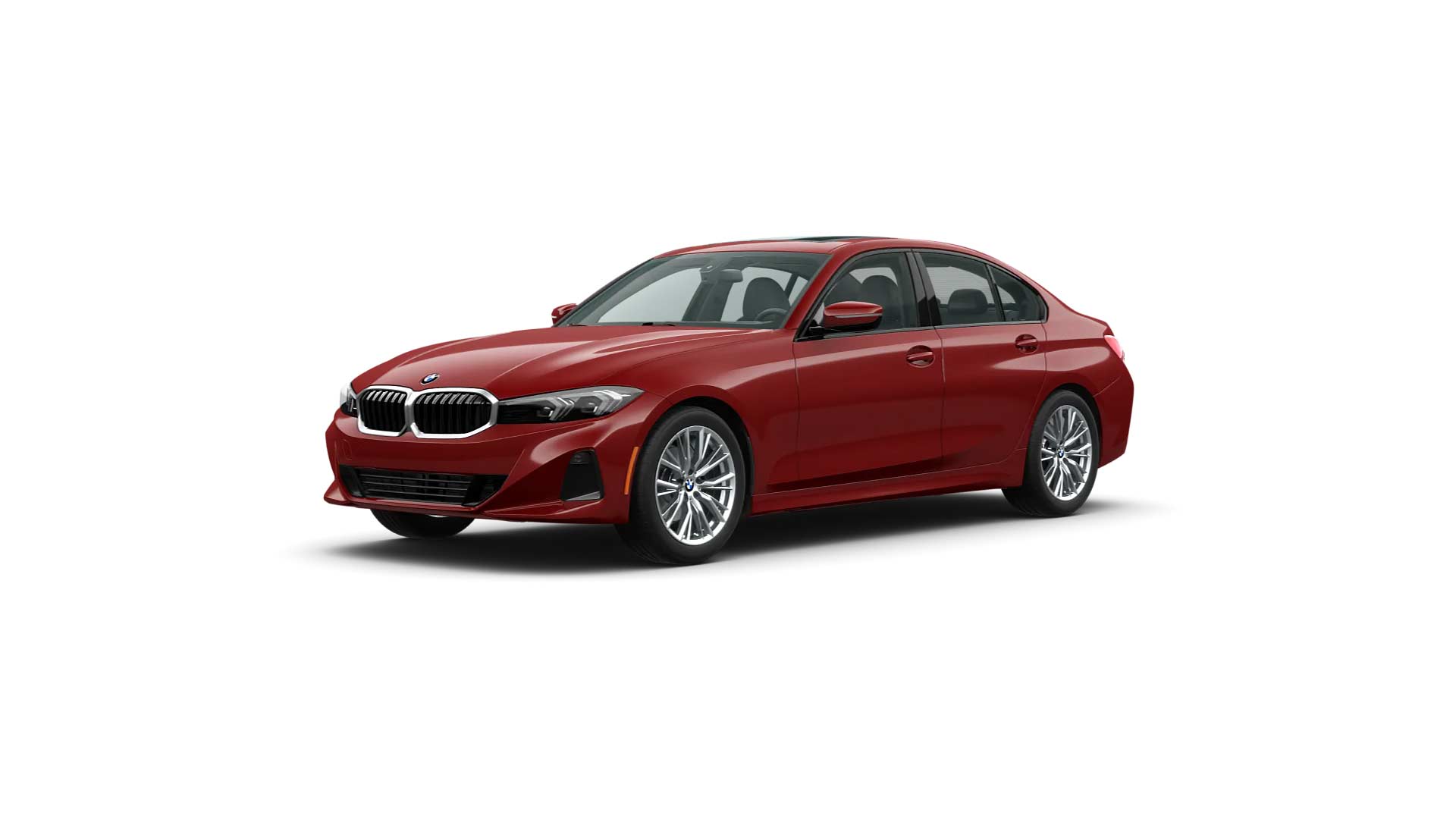 2023 BMW 3 Series 330i Sedan Melbourne Red Metallic