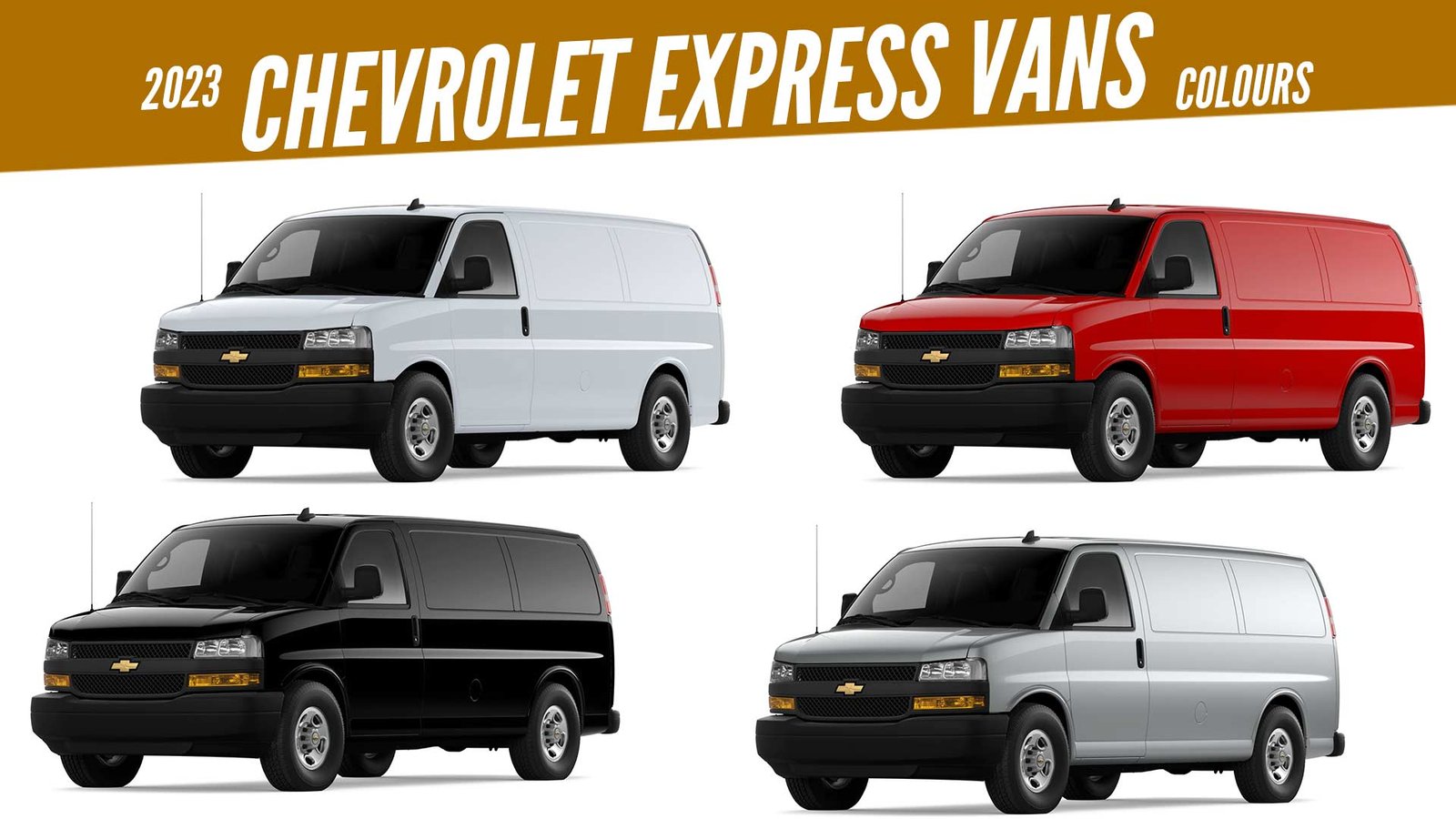 2023 Chevrolet Express Vans All Colors