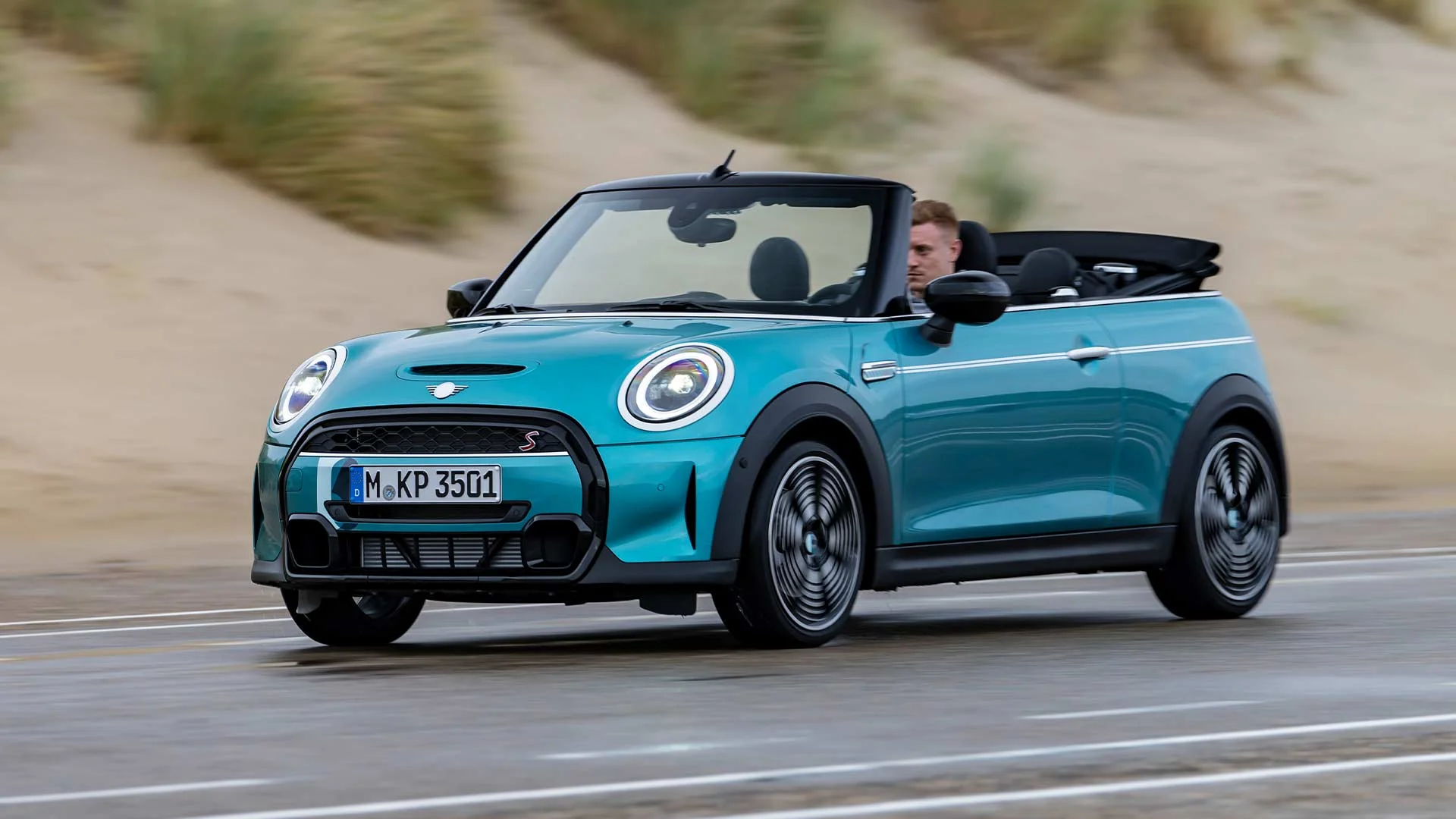 2023 MINI Cooper S Convertible Seaside Edition Caribean Aqua Top Speed
