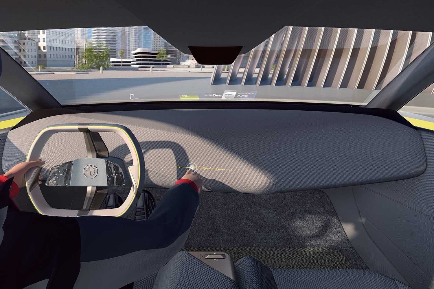 2023 BMW i Vision Dee Concept Interior Dashboard