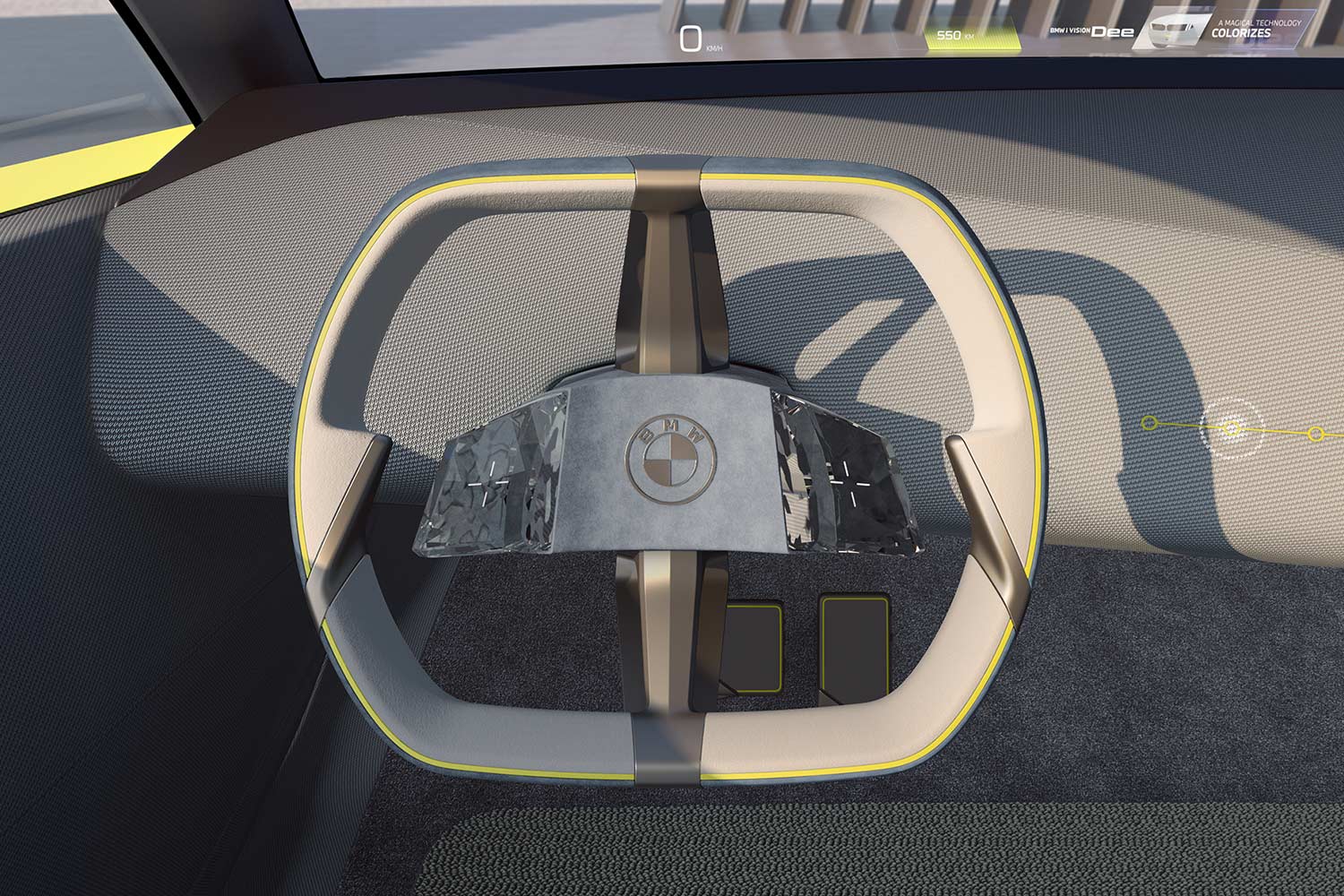 2023 BMW i Vision Dee Concept Steering Wheel
