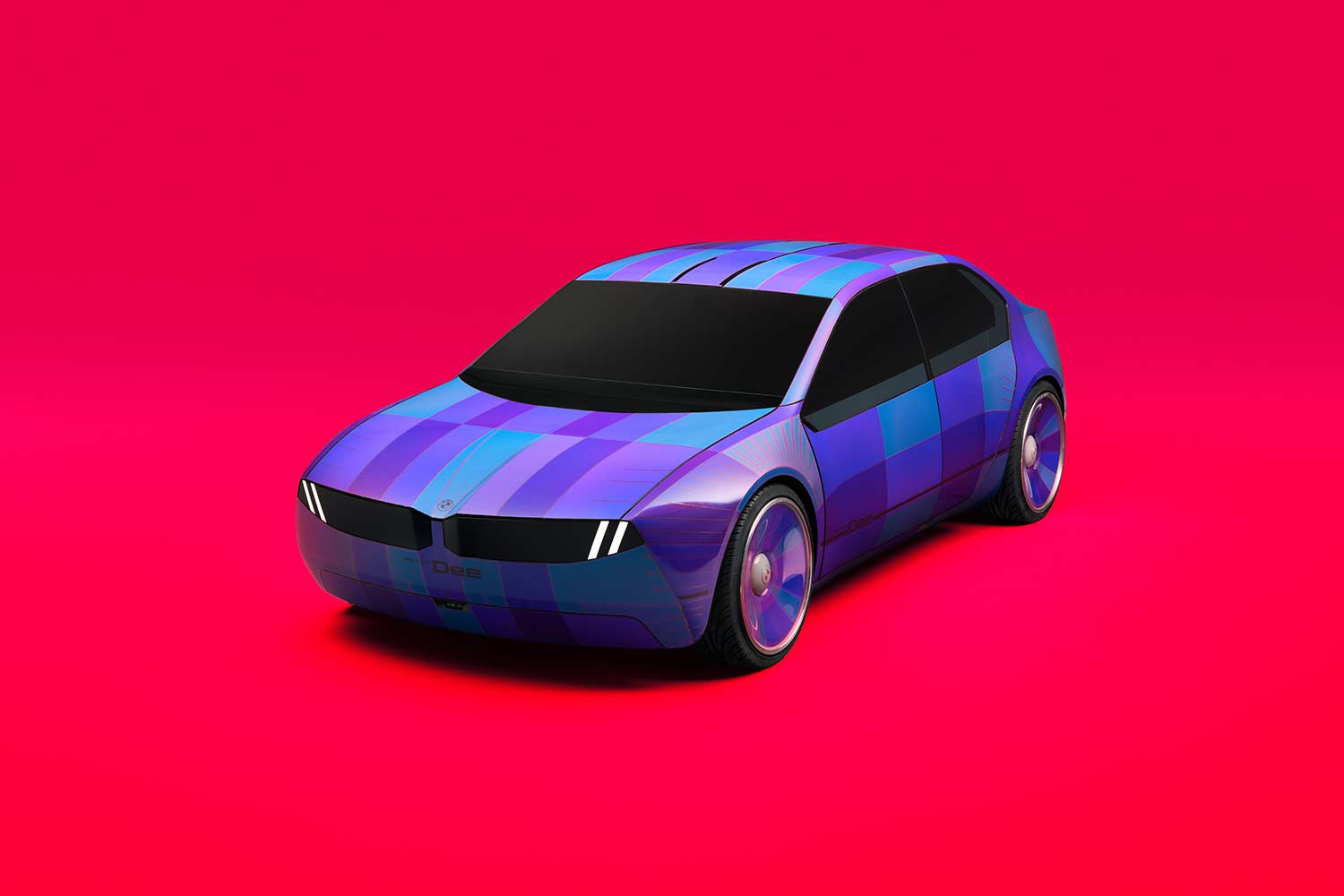 2023 BMW i Vision Dee Concept full colour E Ink Front Quarter