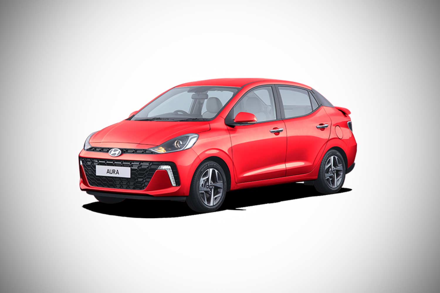 2023 Hyundai Aura Facelift Fiery Red