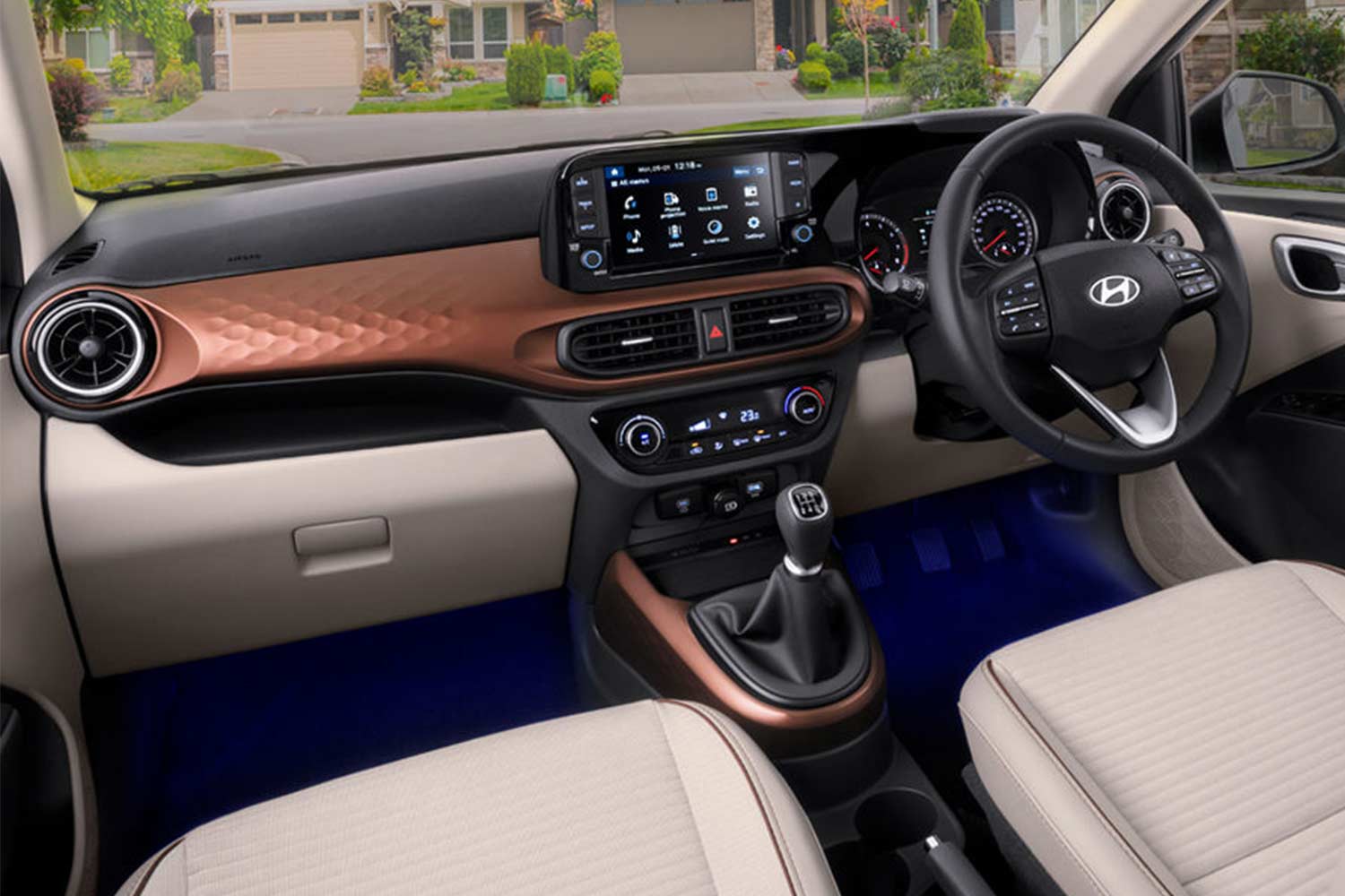 2023 Hyundai Aura Interior