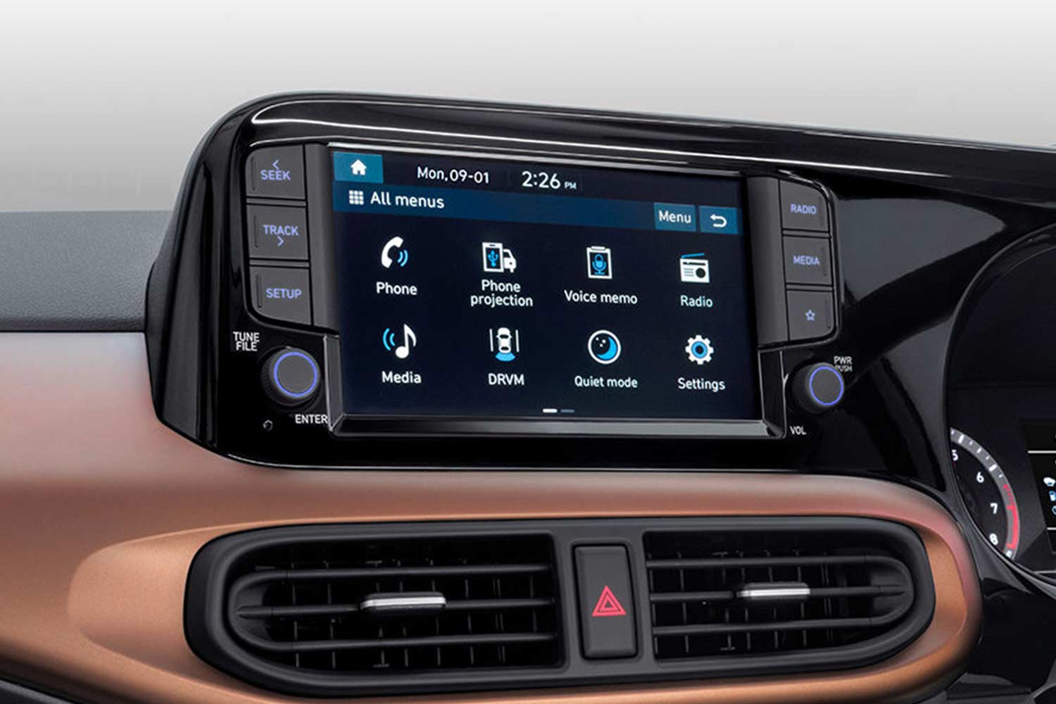 2023 Hyundai Aura Touchscreen