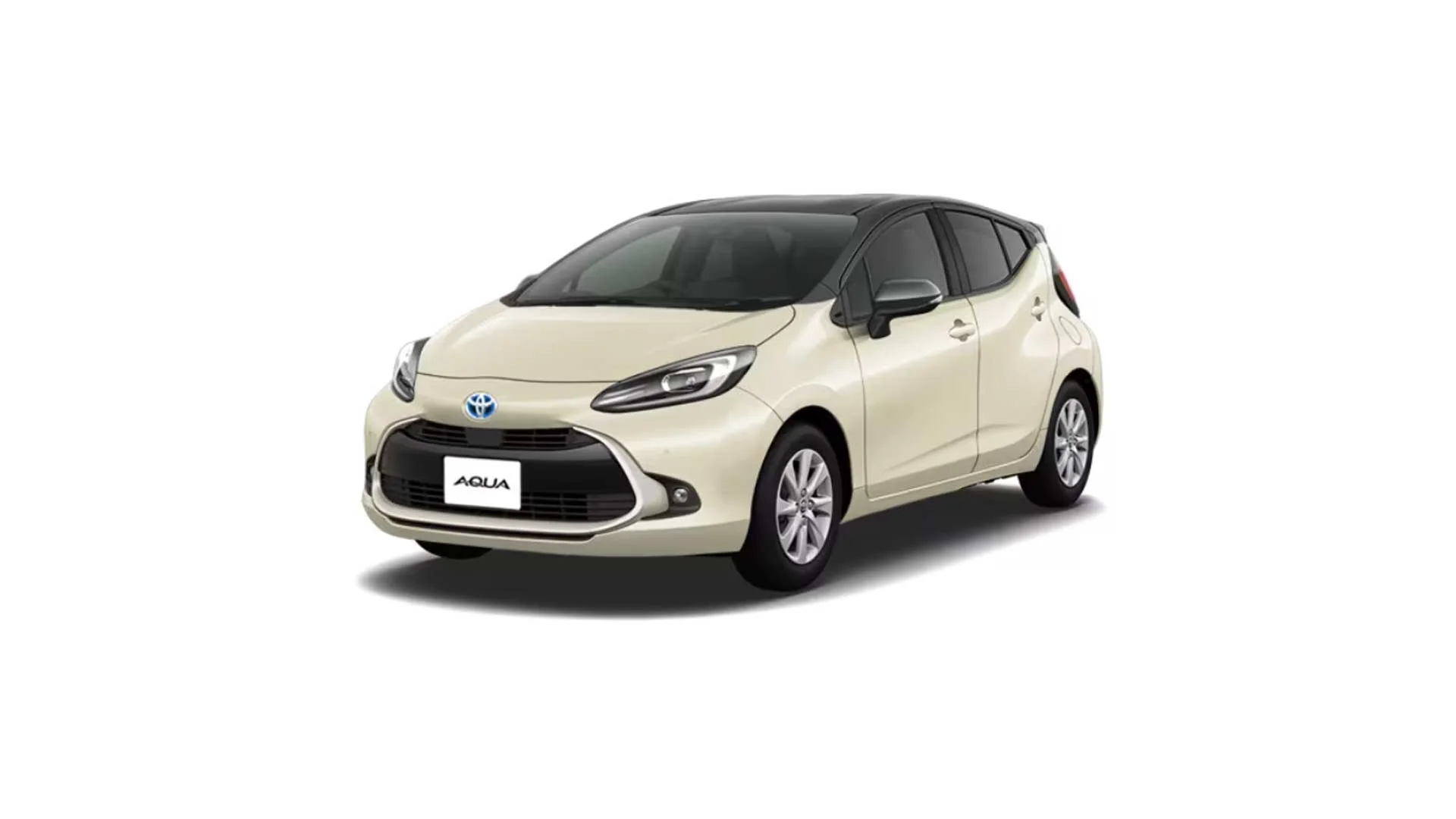 2023 Toyota Aqua Clear Beige Metallic with Dark Gray