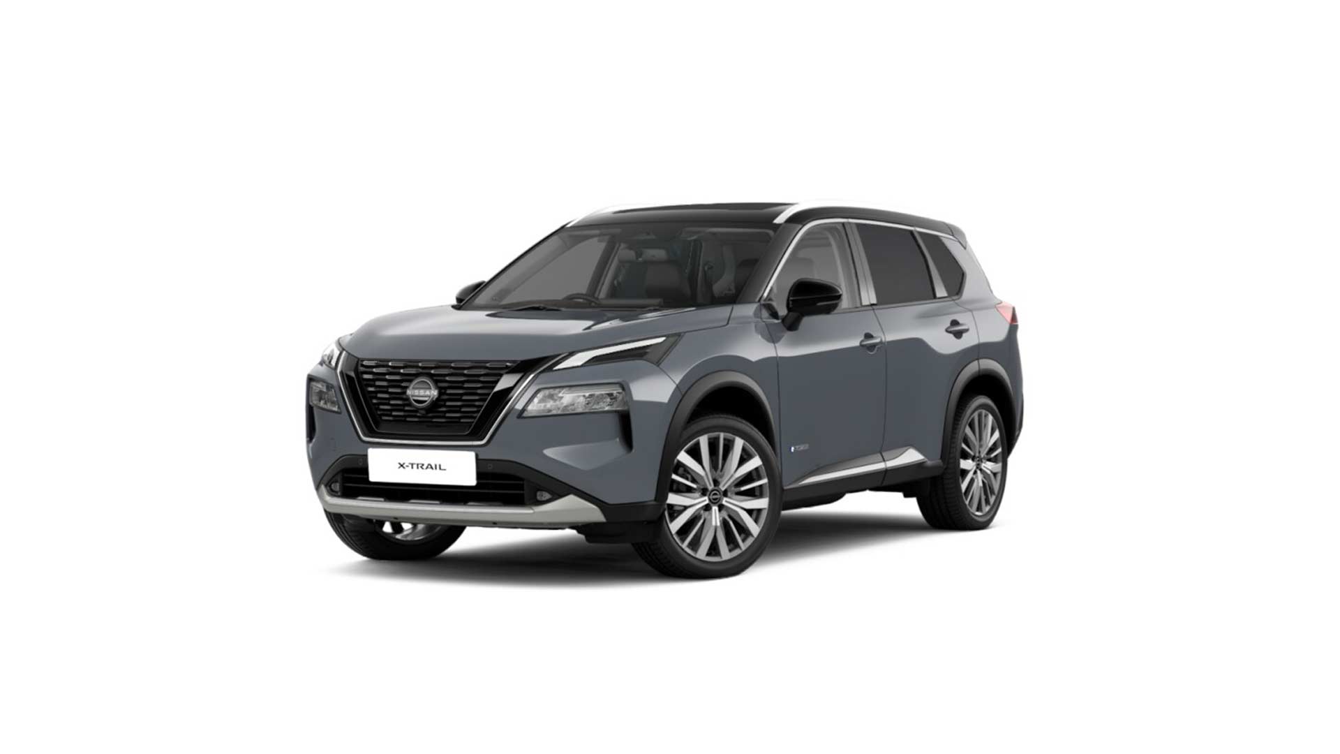 2023 Nissan X Trail Tekna Ceramic Grey with Black Metallic Roof