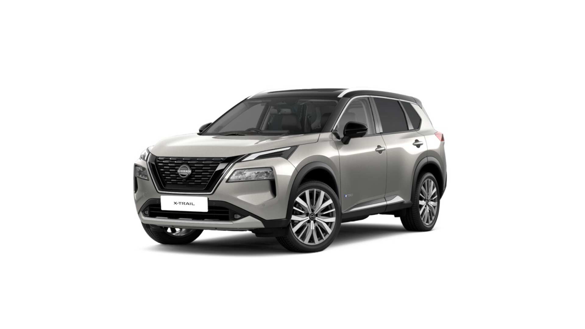 2023 Nissan X Trail Tekna Champagne Silver with Black Metallic Roof