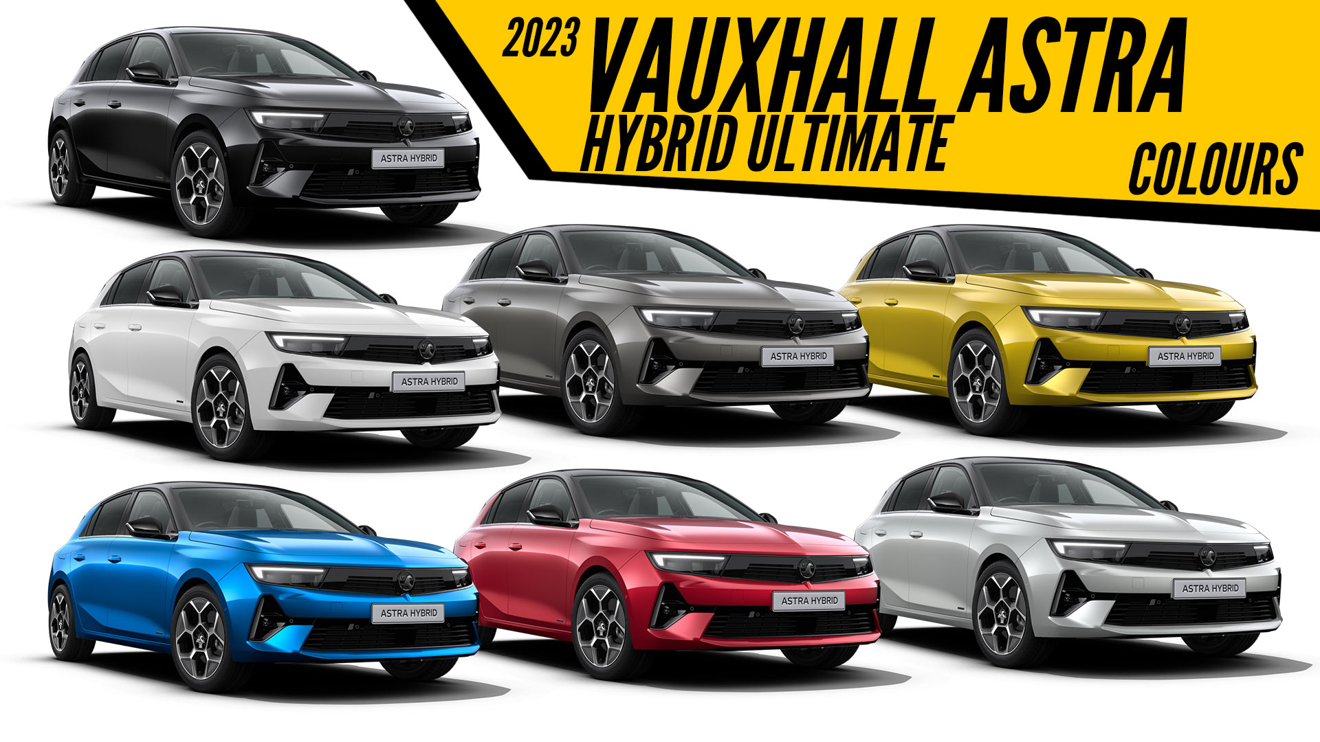 2023 Vauxhall Astra Hybrid Ultimate All Colors
