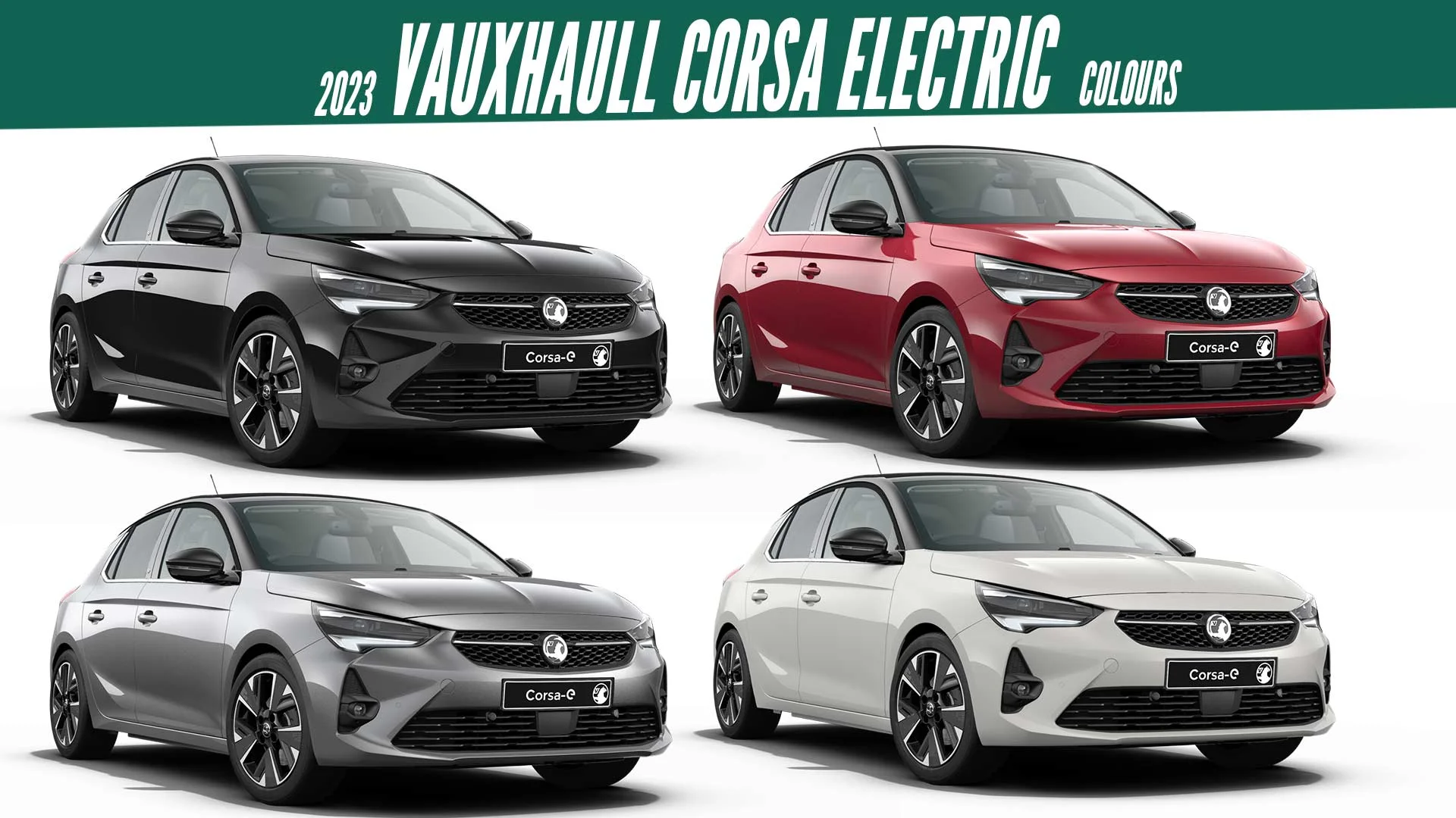 2023 Vauxhall Corsa Electric All Colors