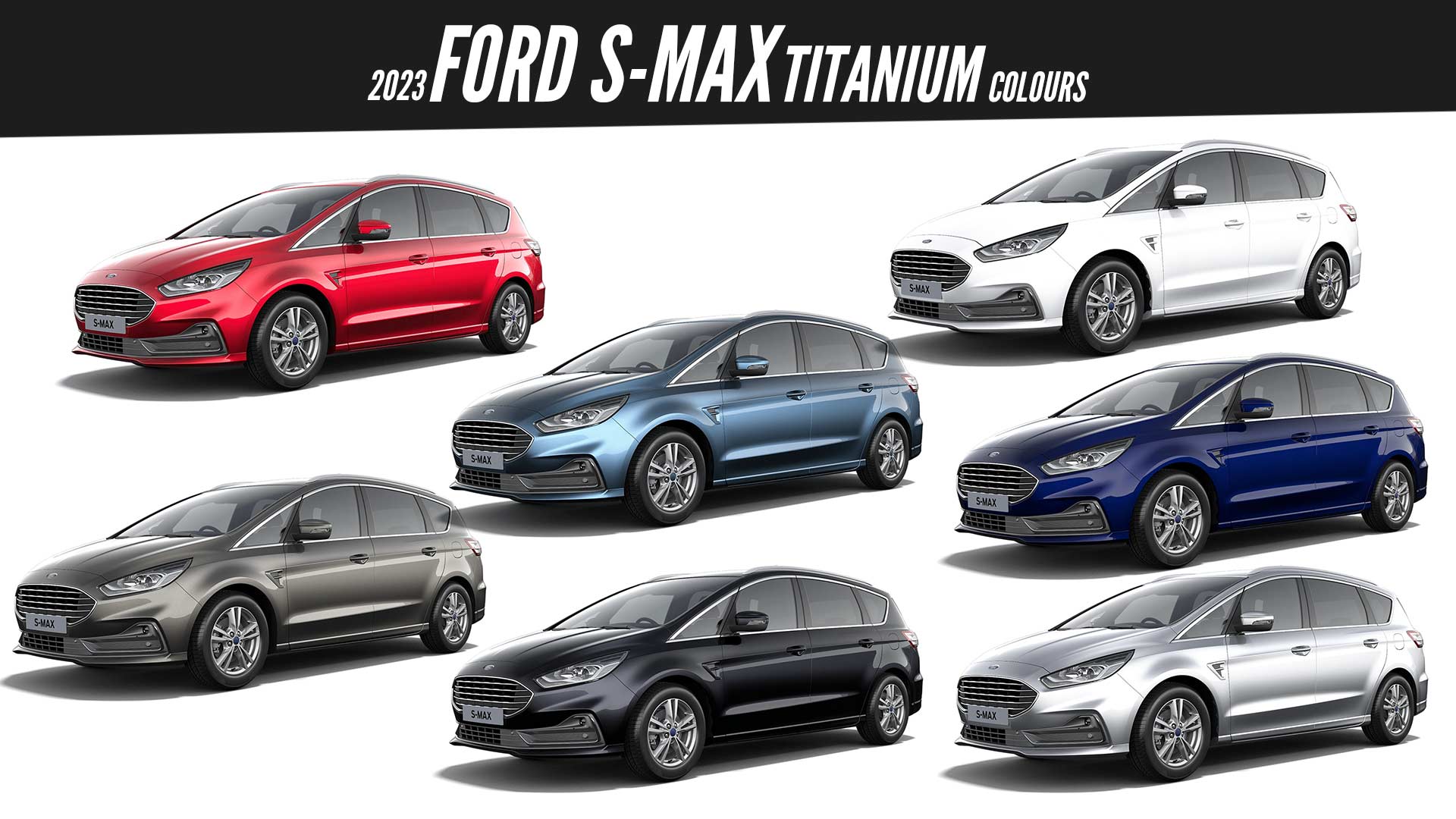 2023 Ford S Max Titanium All Colors