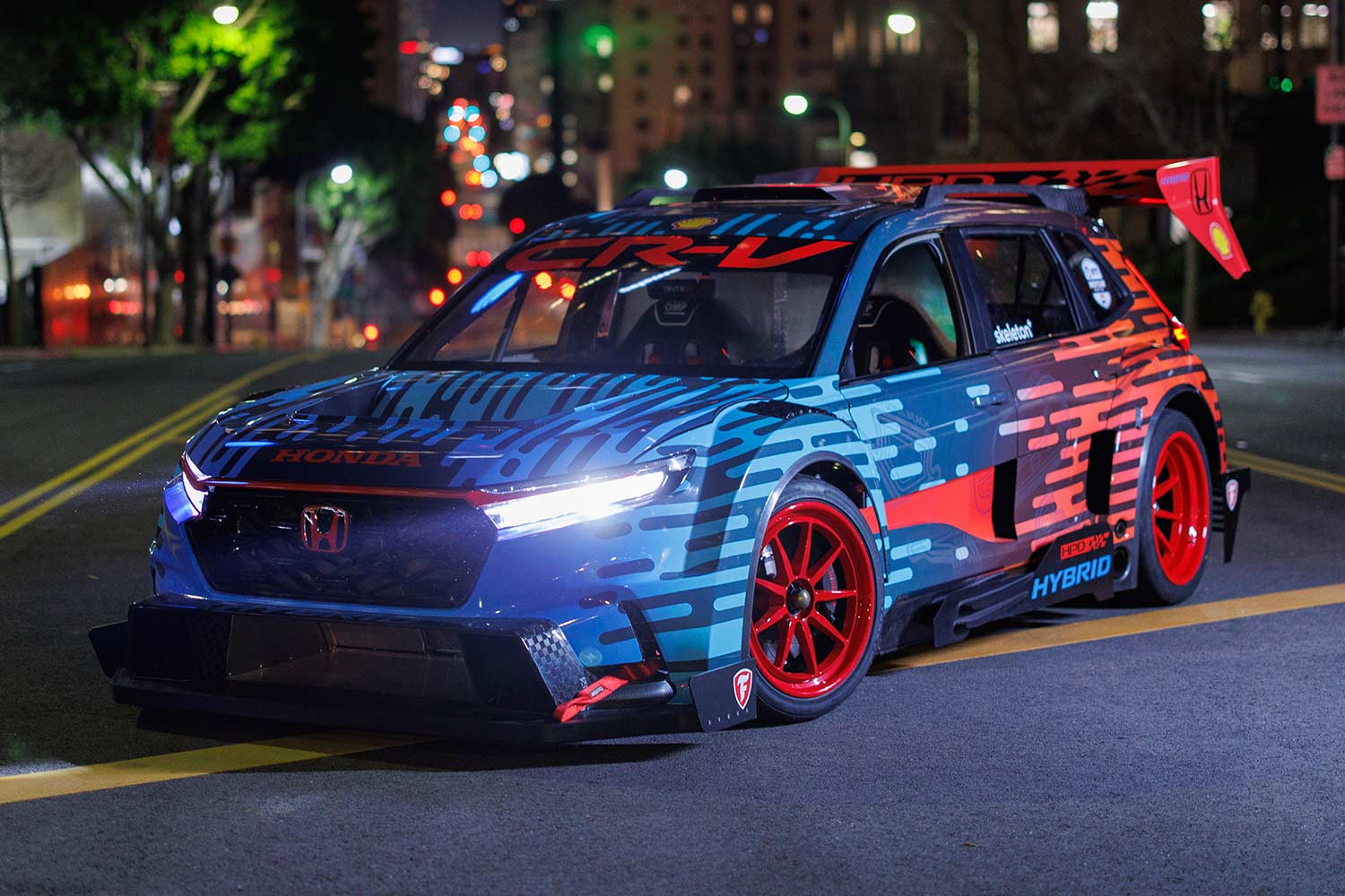 2023 HPD Honda CR V Hybrid Racer Front Quarter View