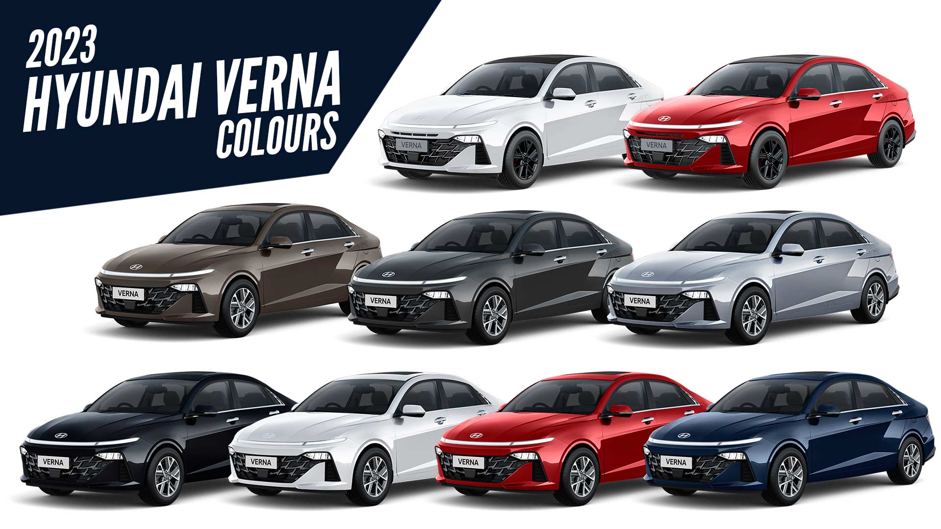 2023 Hyundai Verna All Colors